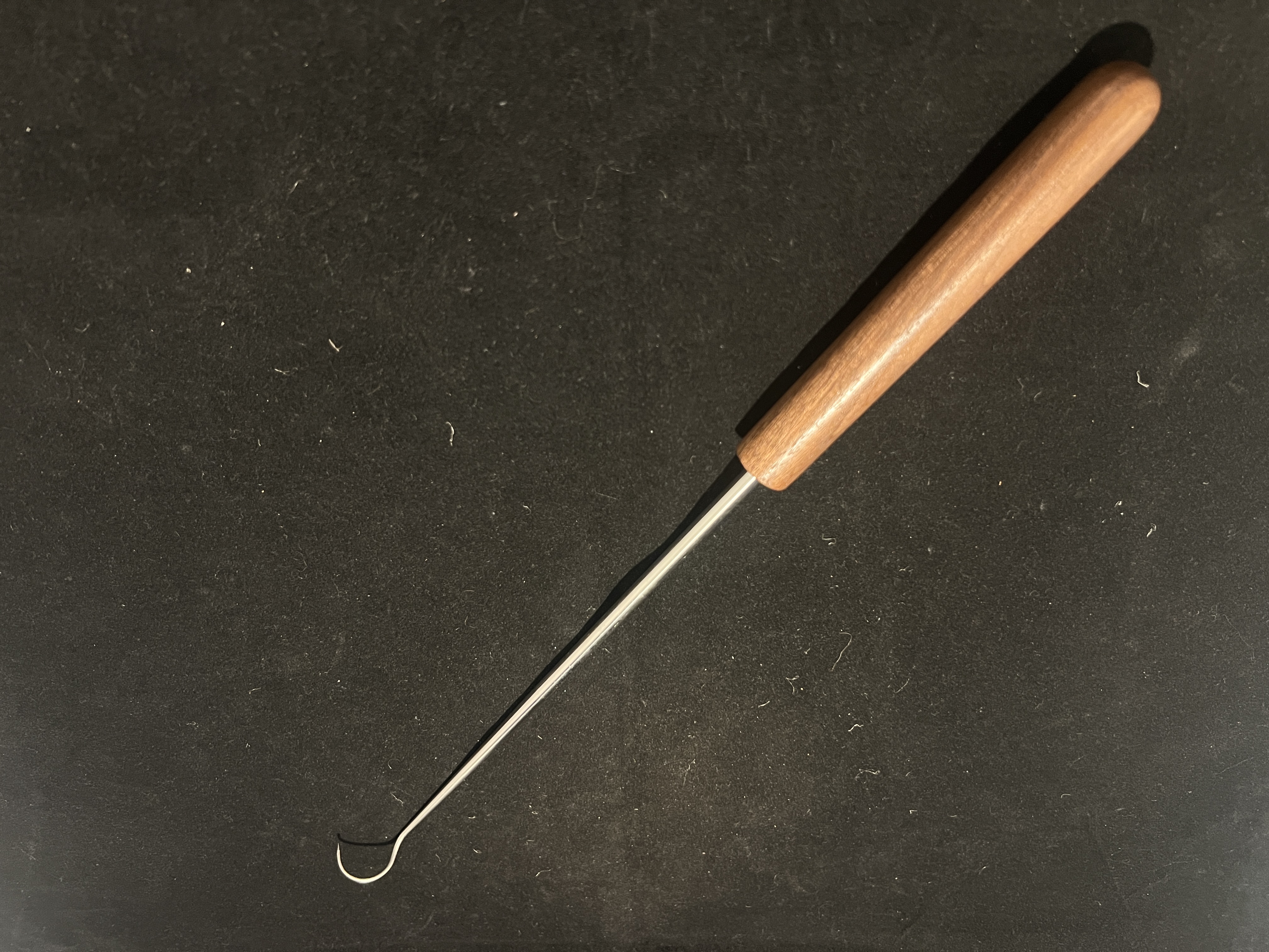 15" Walnut BBQ Meat Flipper