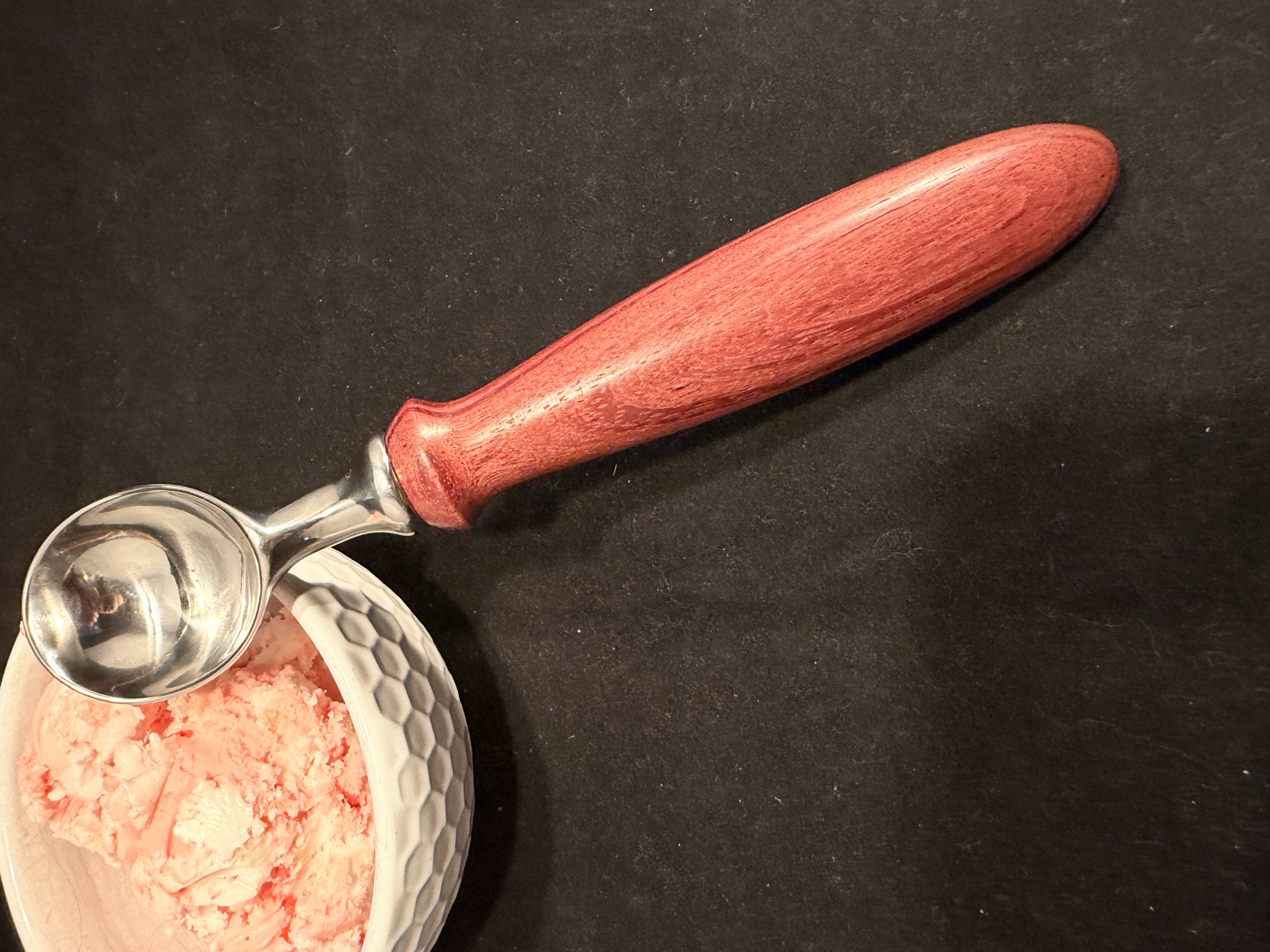 Purpleheart Ice Cream Scoop