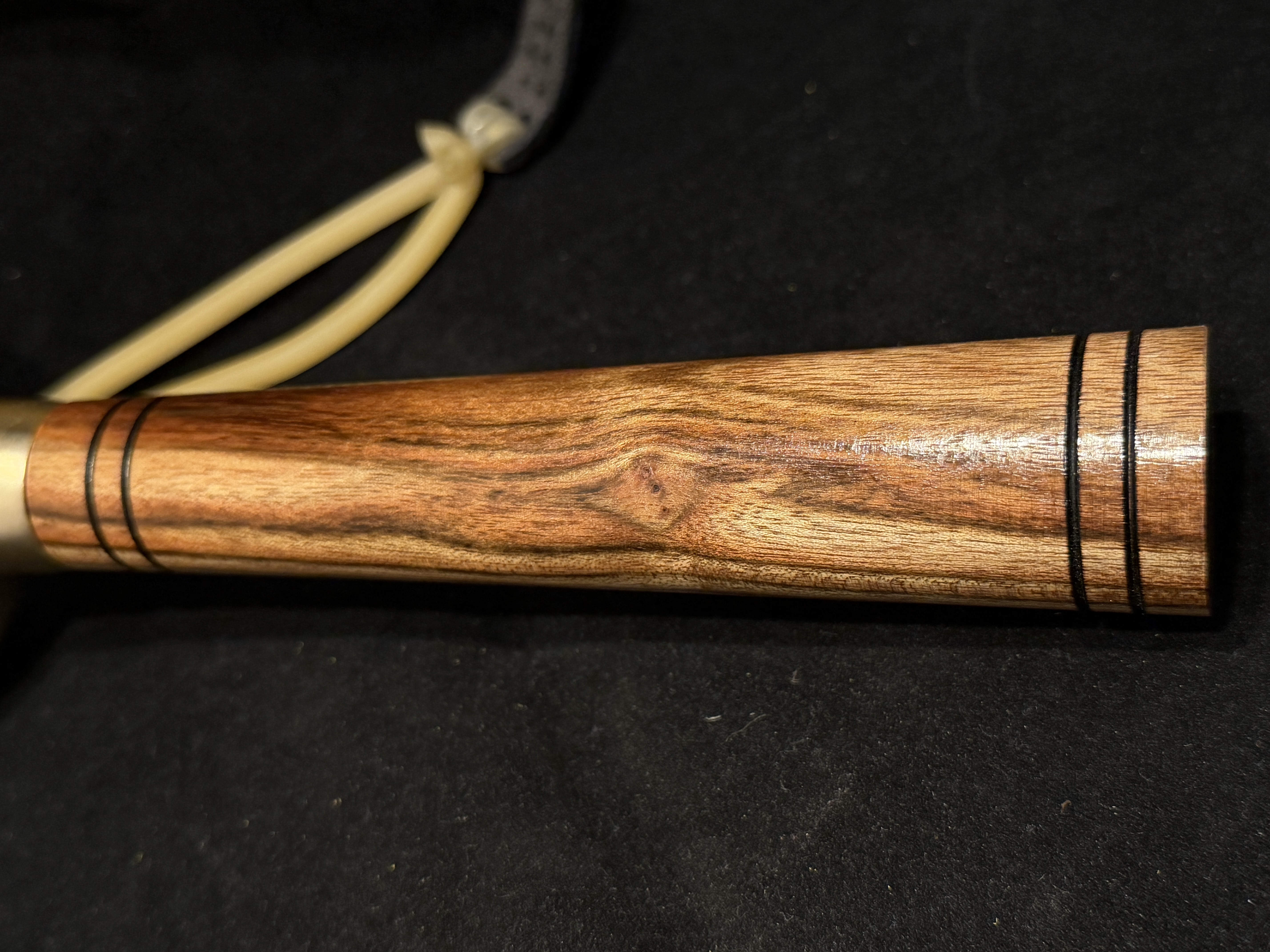 Caribbean Rosewood and Brass Slingshot