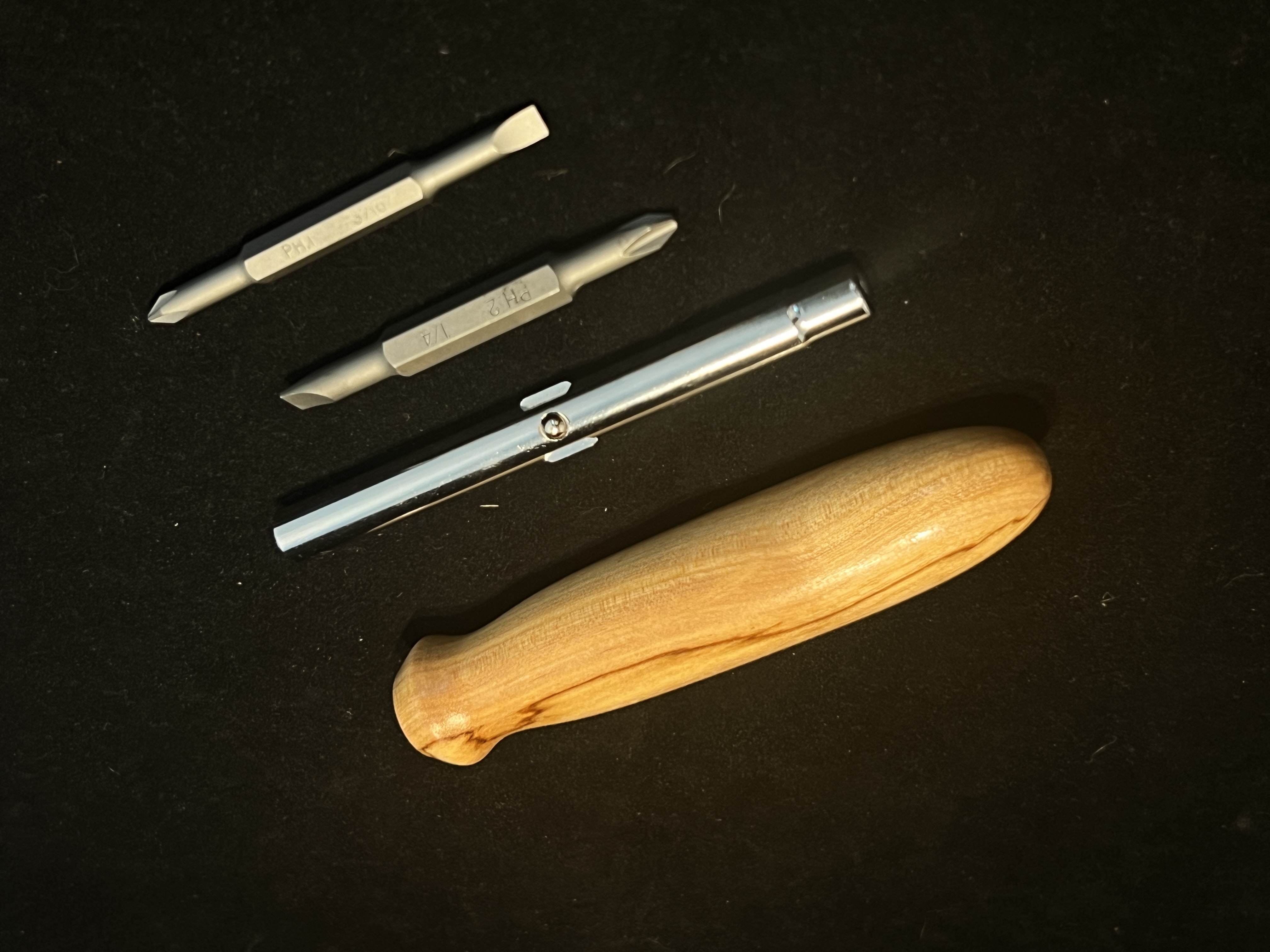 Spalted Yellow Birch Screwdriver