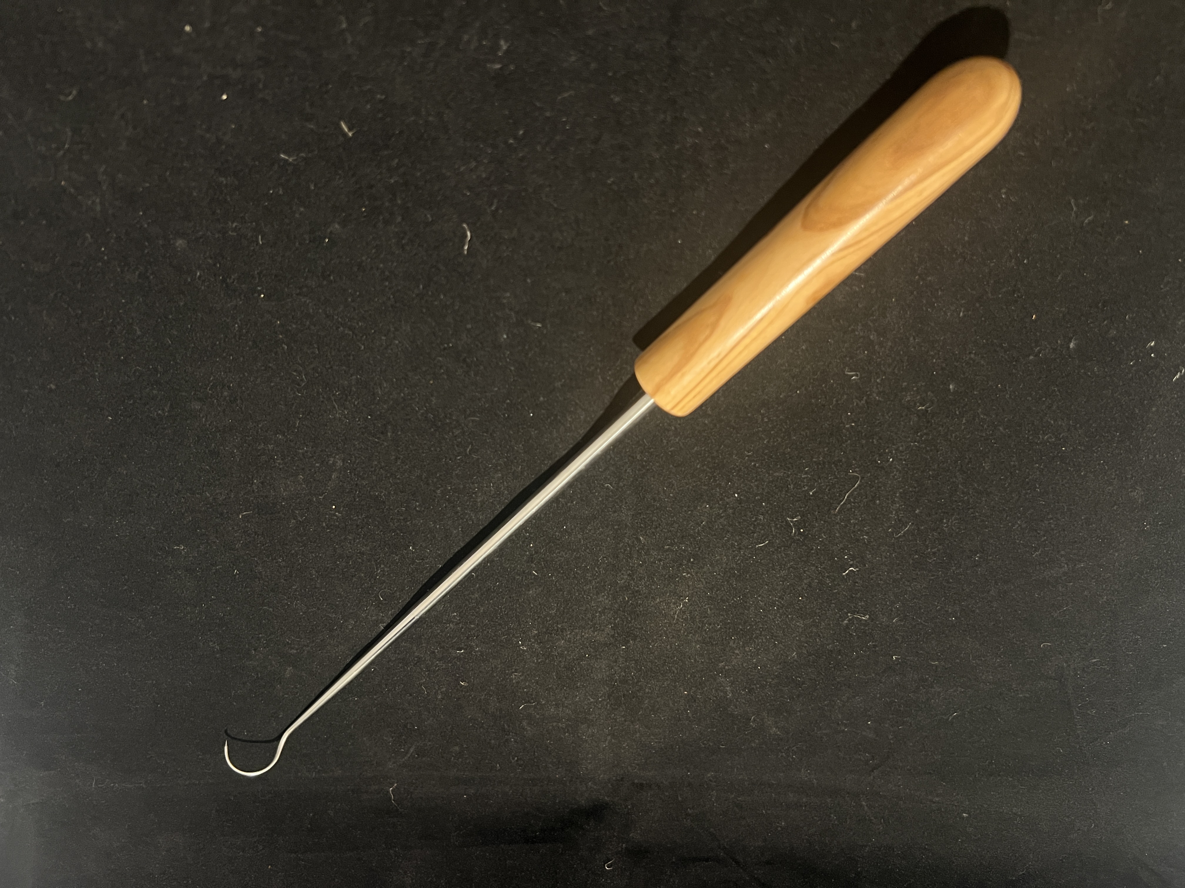 15" Olivewood BBQ meat flipper