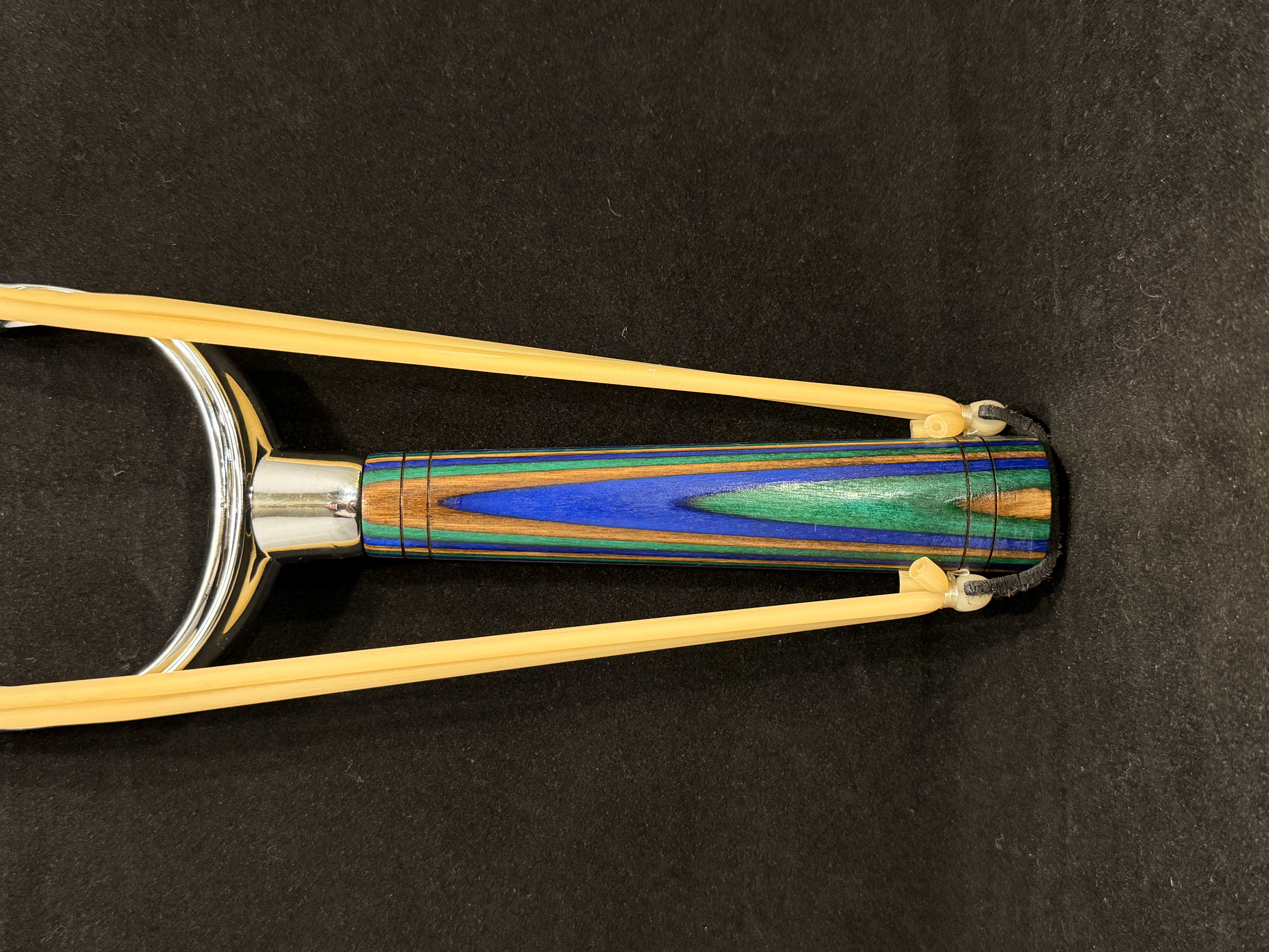 "Seahawks"wood and Chrome Slingshot