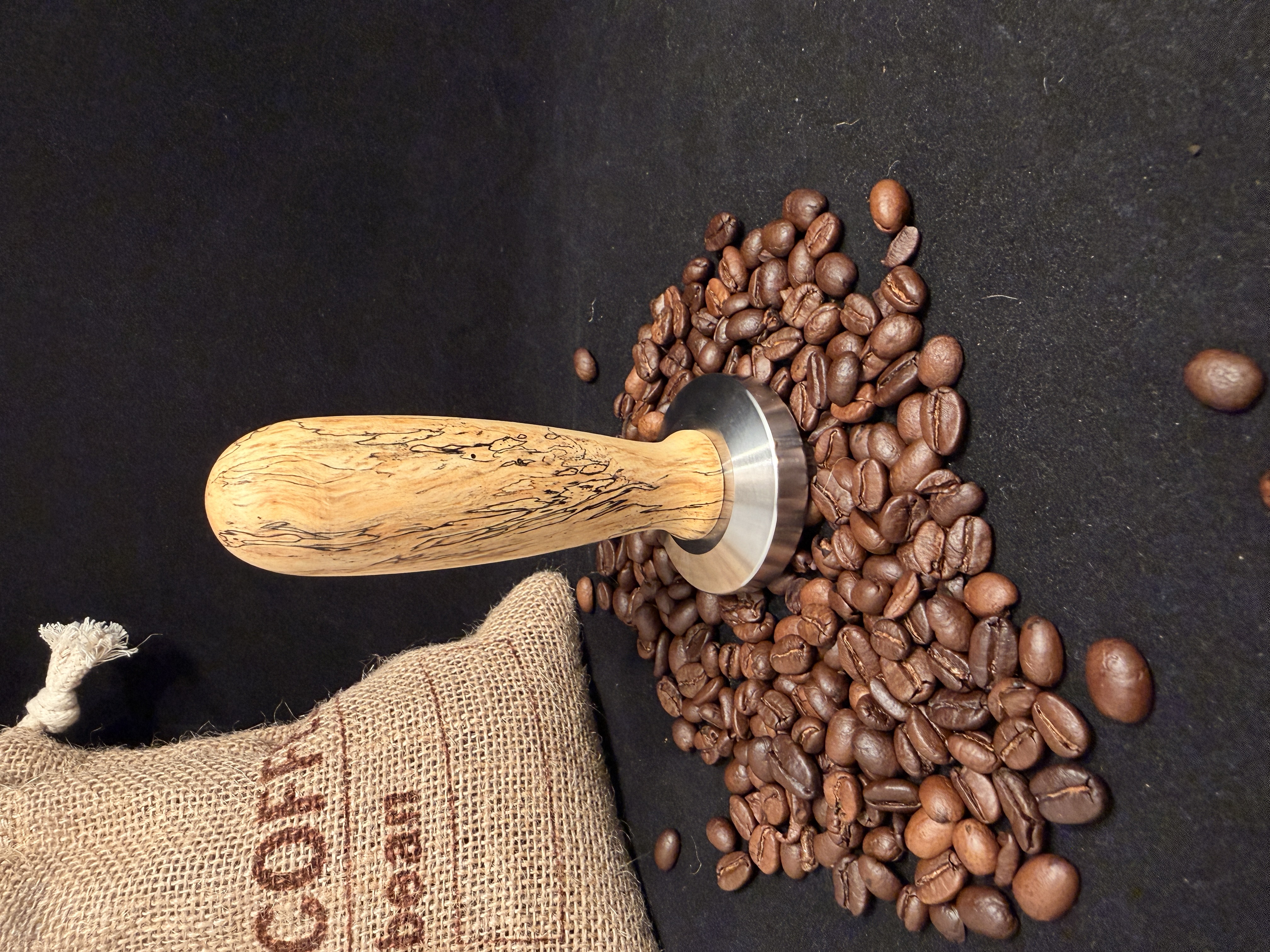 Spalted Tamarind Espresso Tamper