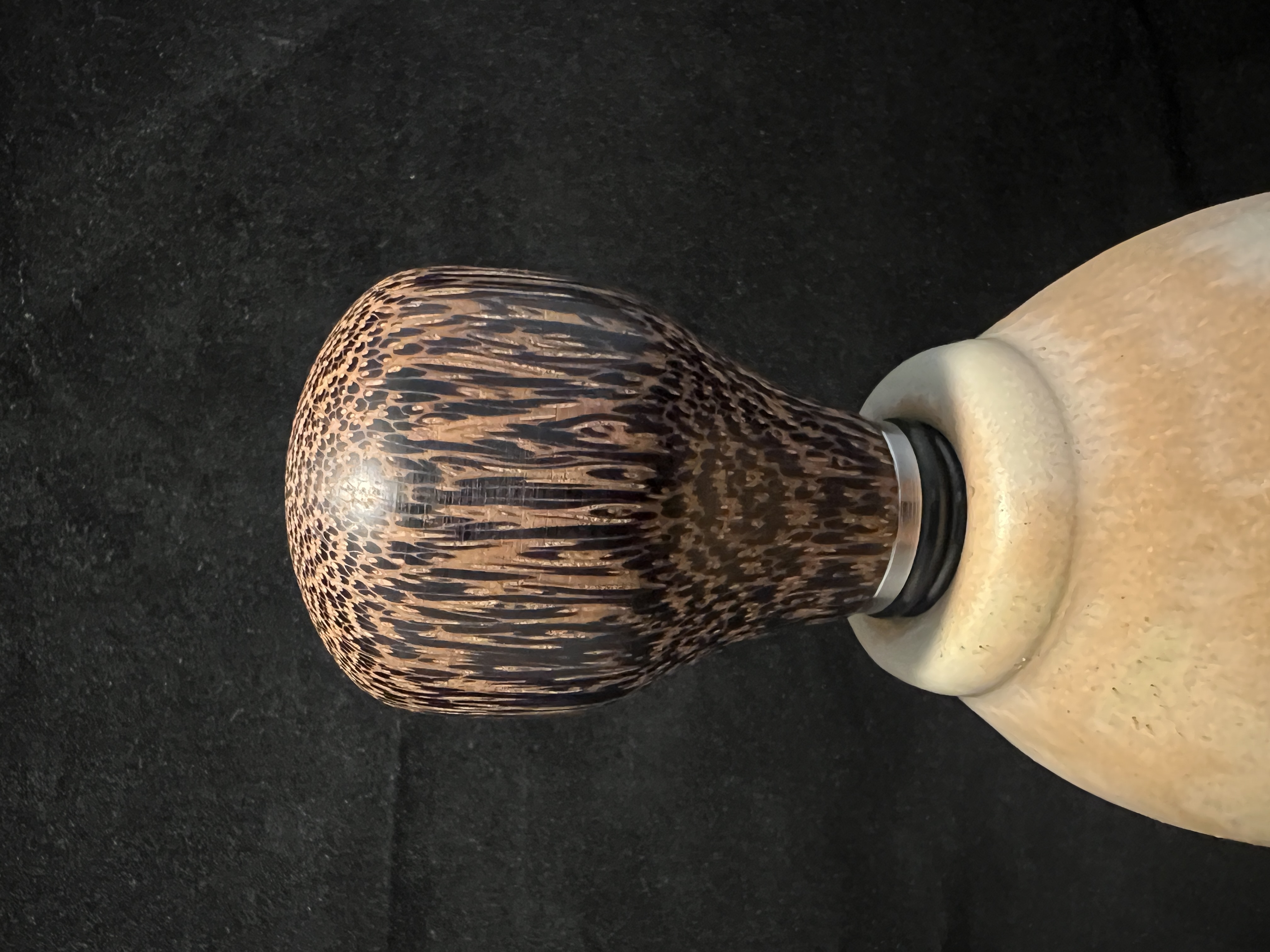 Black Palm Bottle Stopper
