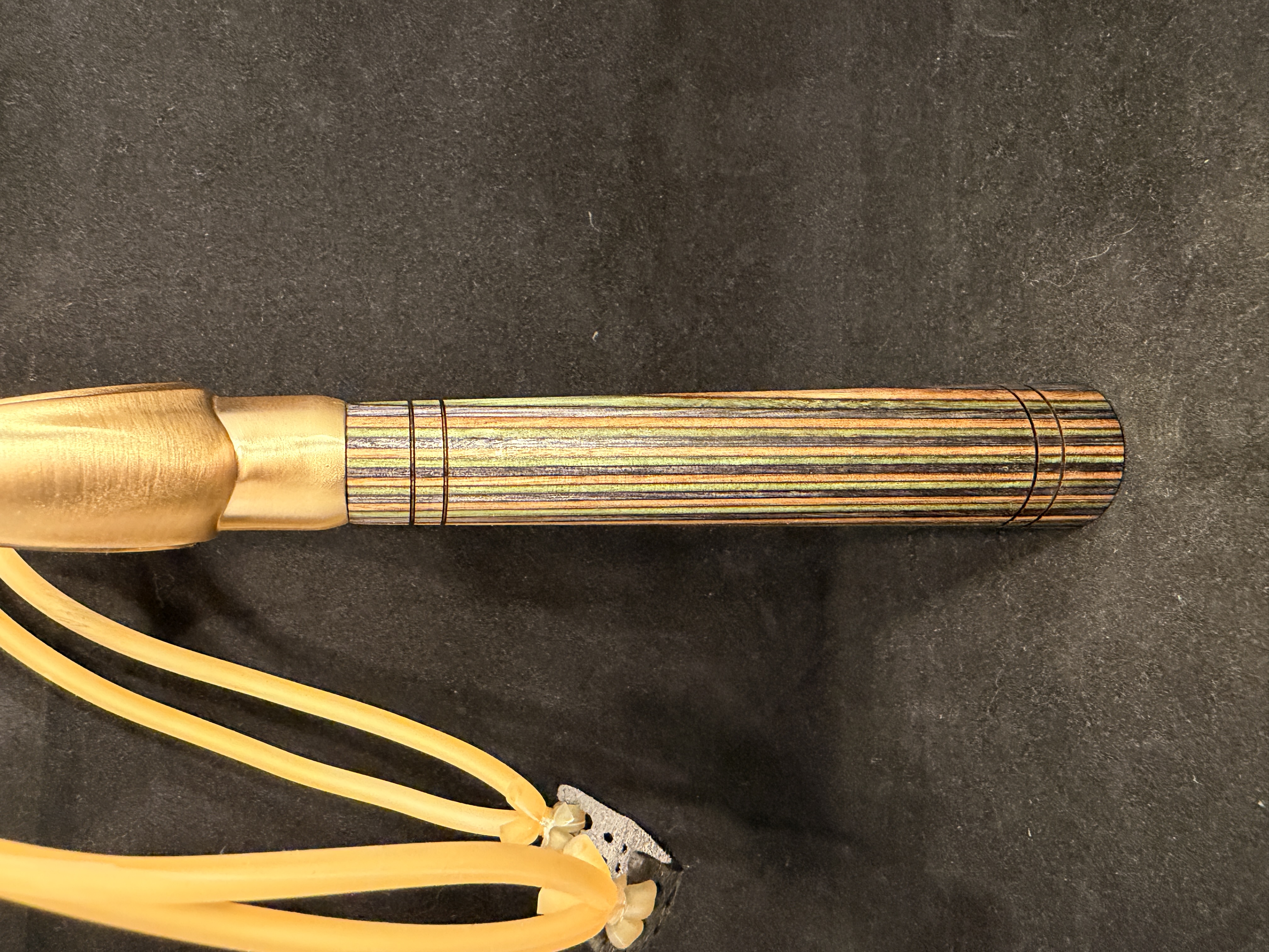 "Green Mountain Camo" and Brass Slingshot