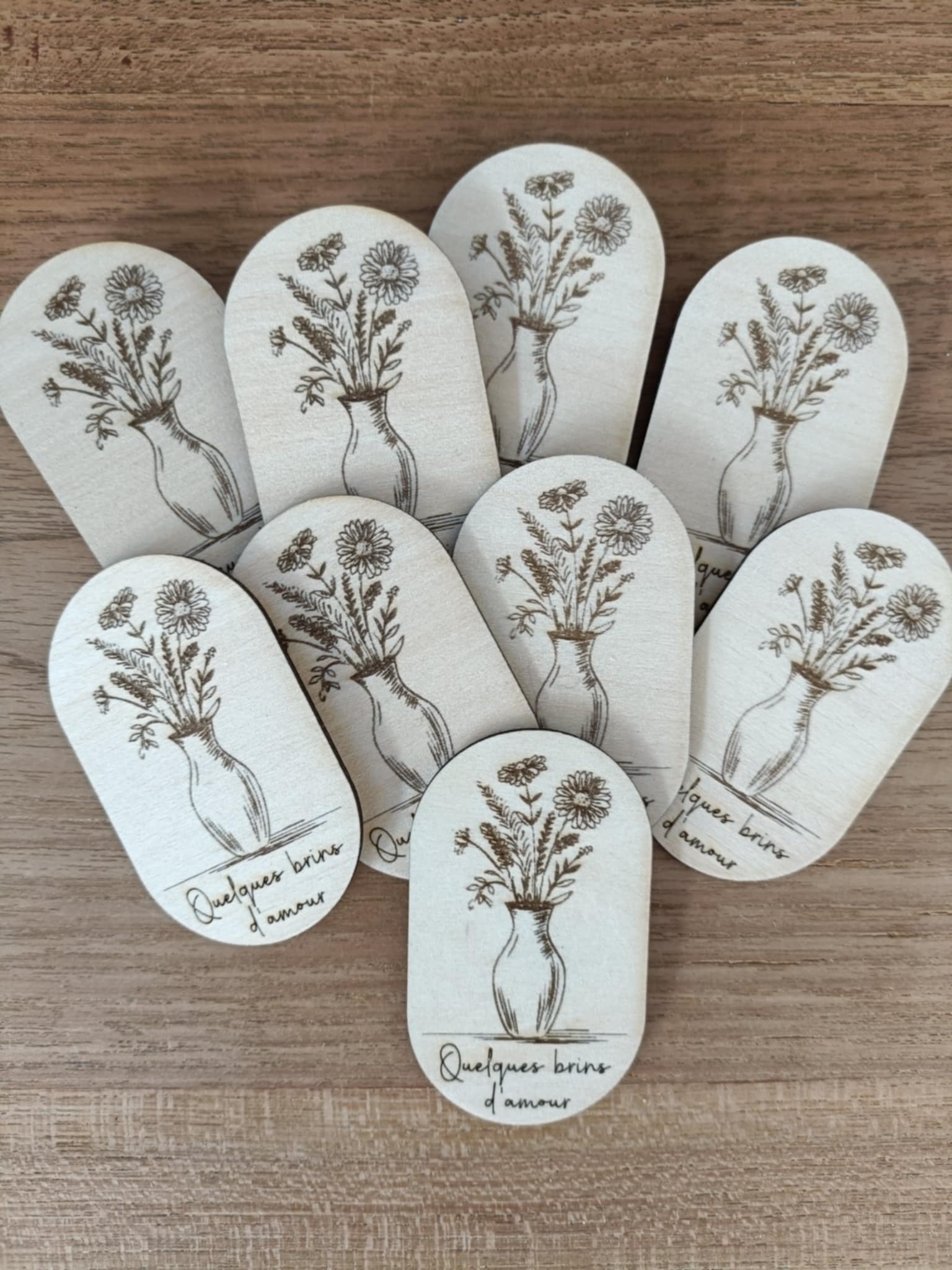 Magnet "Quelques brins d'amour"
