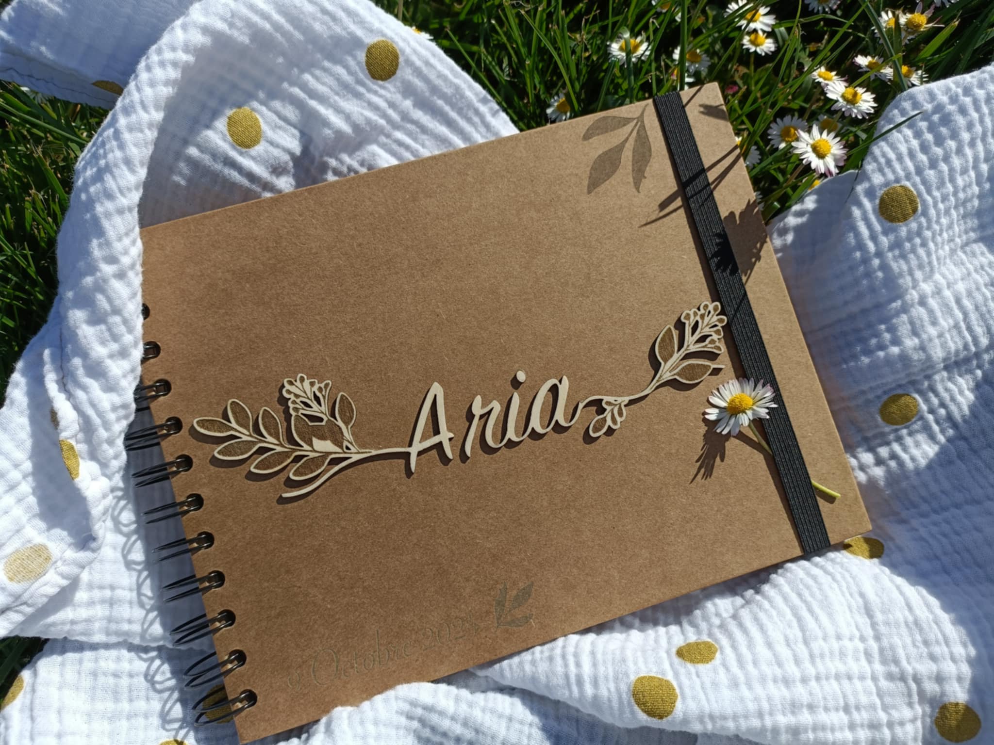 Album Photo Personnalisable en Bois