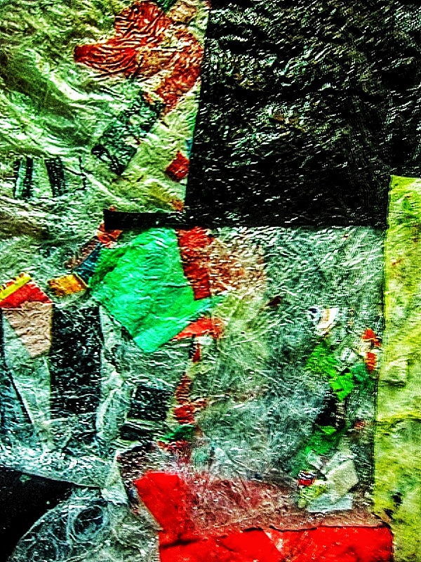Four texture image,Dark texture picture,Texture art,Recycle plastic ironed color,Collage texture,Plastic picture collage,Collage image