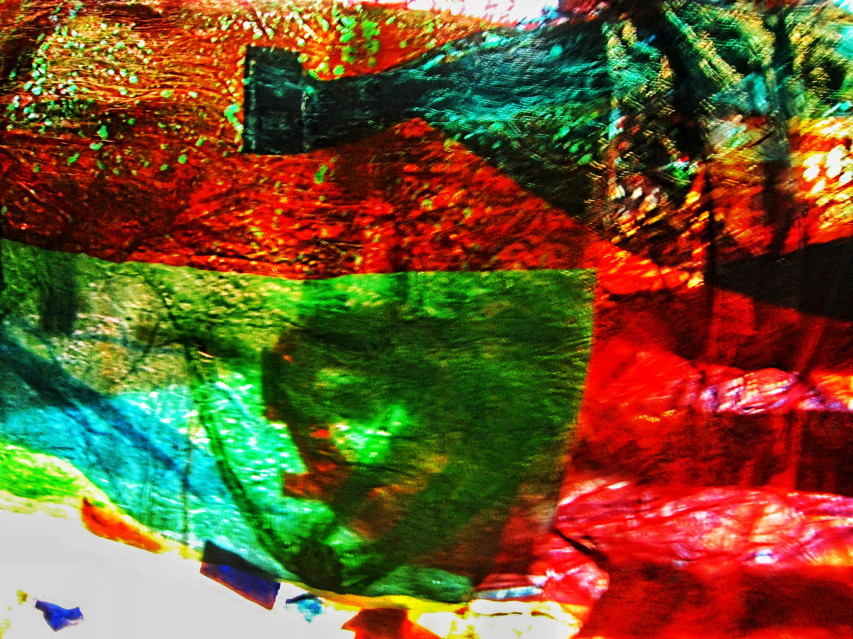 Green collage recycled plastic photo stock ,Recycle plastic ironed color,Abstract sprinkle art,Recycle plastic abstract color