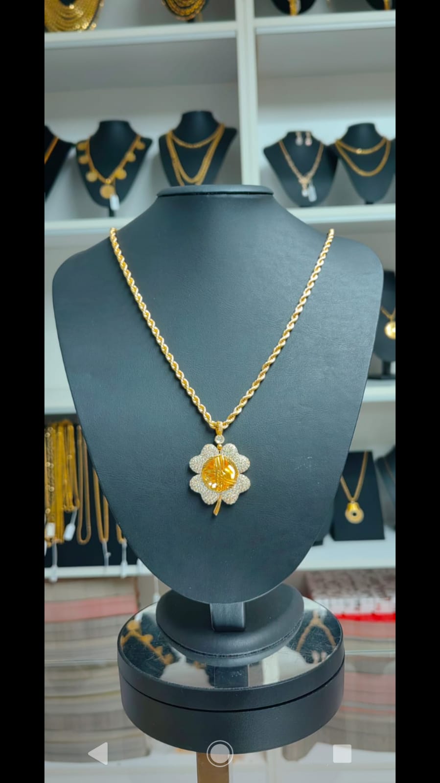 Çiçek Tuğralı Kolye - ÇTKA038