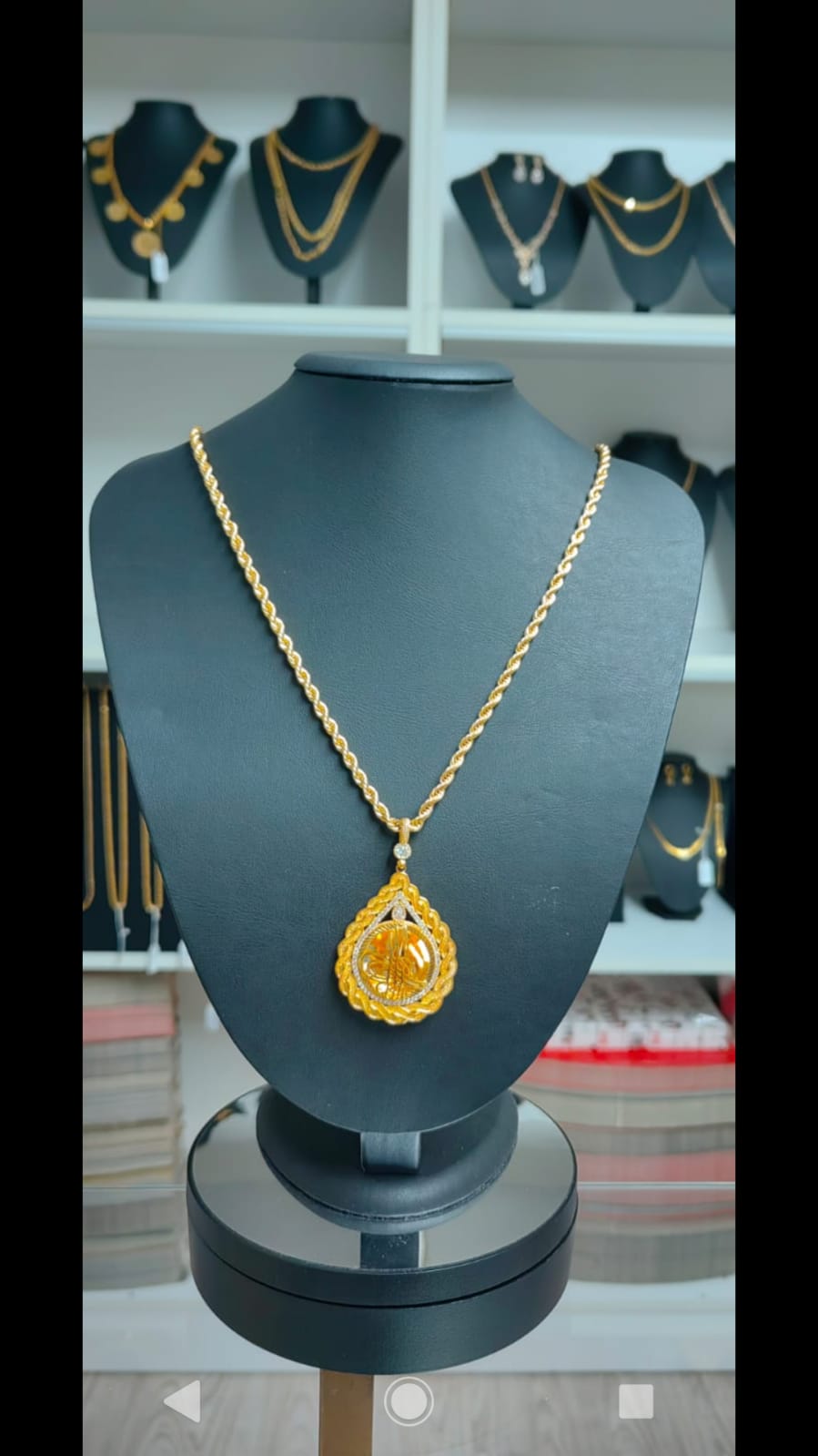 Orta Tuğralı Kolye - OTKA025