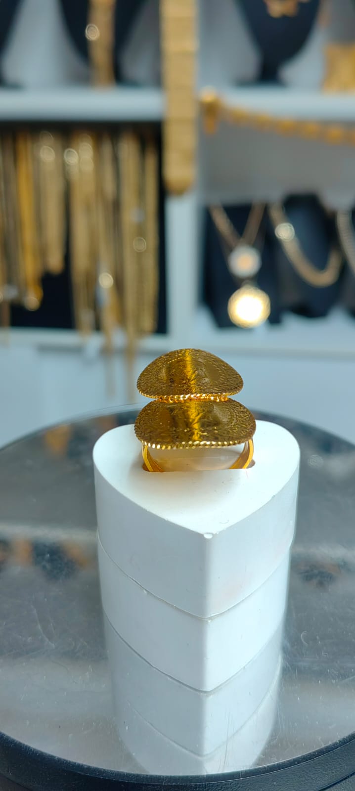 İkili Yarım Altınlı Yüzük -YAYL0025