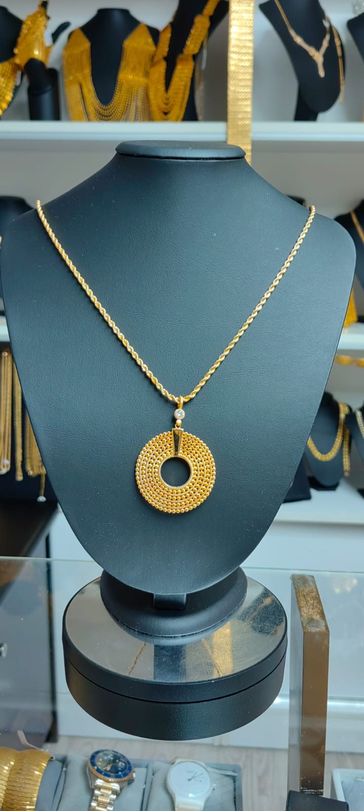 Çeyrekli Boş Kolye -ÇBKA0034