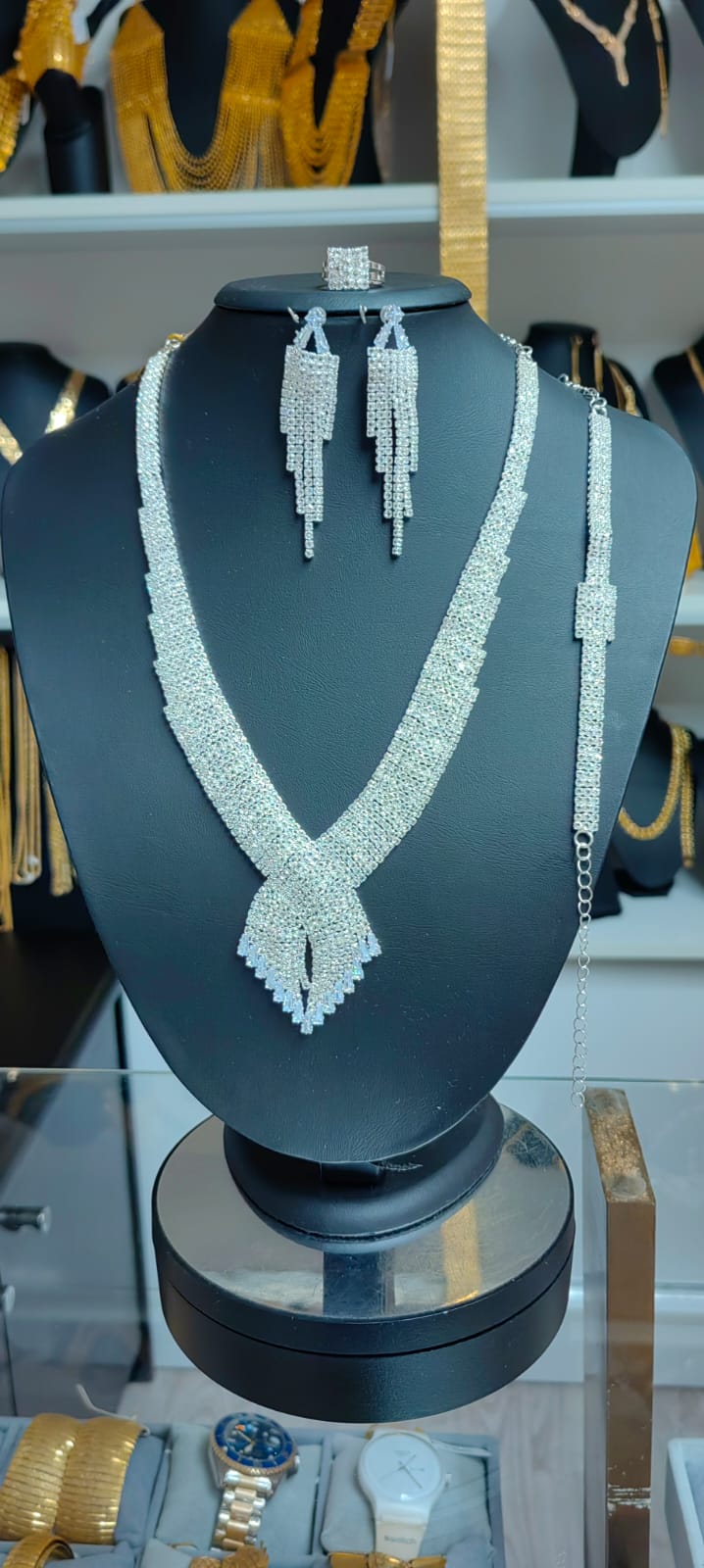 Zirkon Taşlı Set -ZTSL037