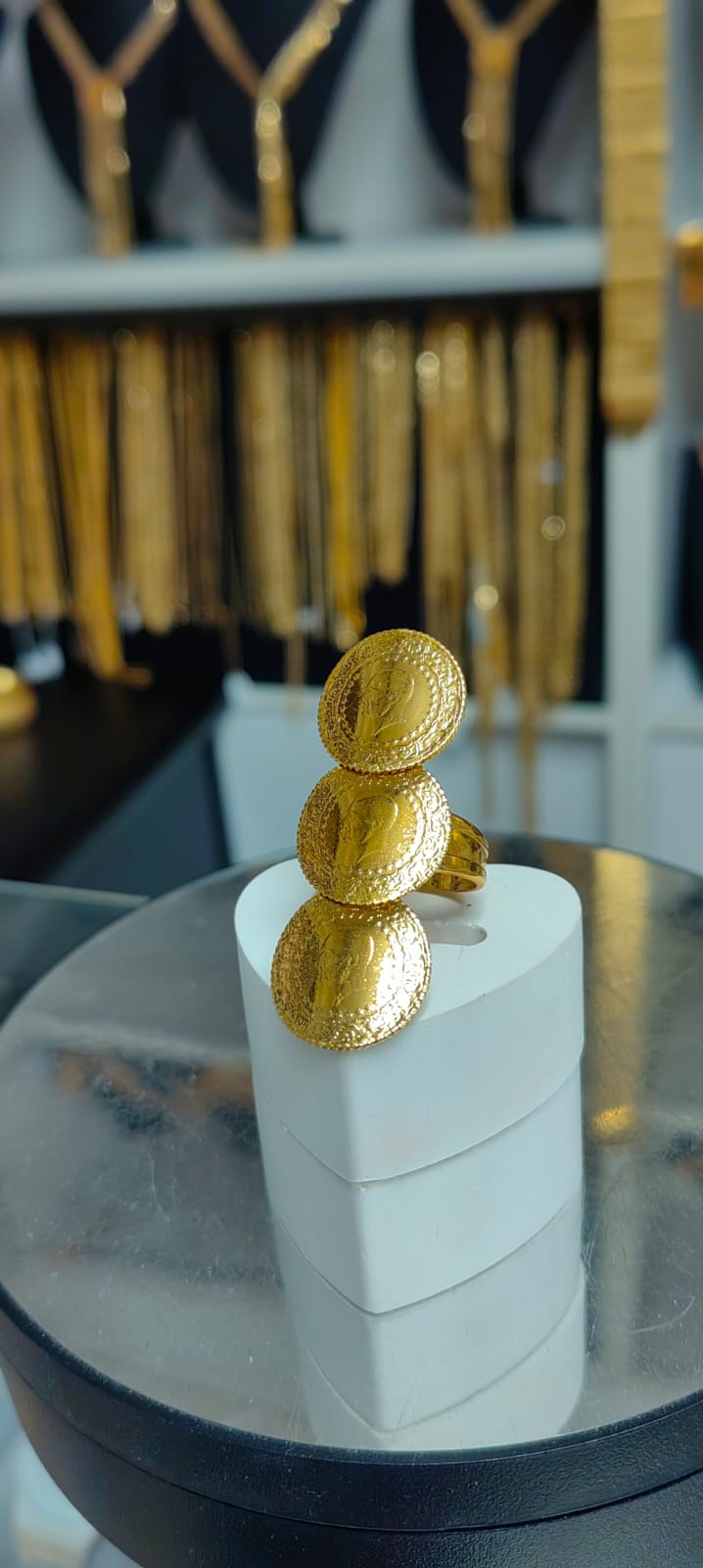 Üçlü Çeyrekli Yüzük -ÜÇYL0024