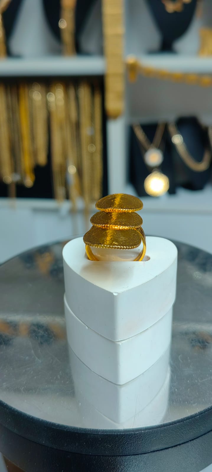 Üçlü Çeyrekli Yüzük -ÜÇYL0024