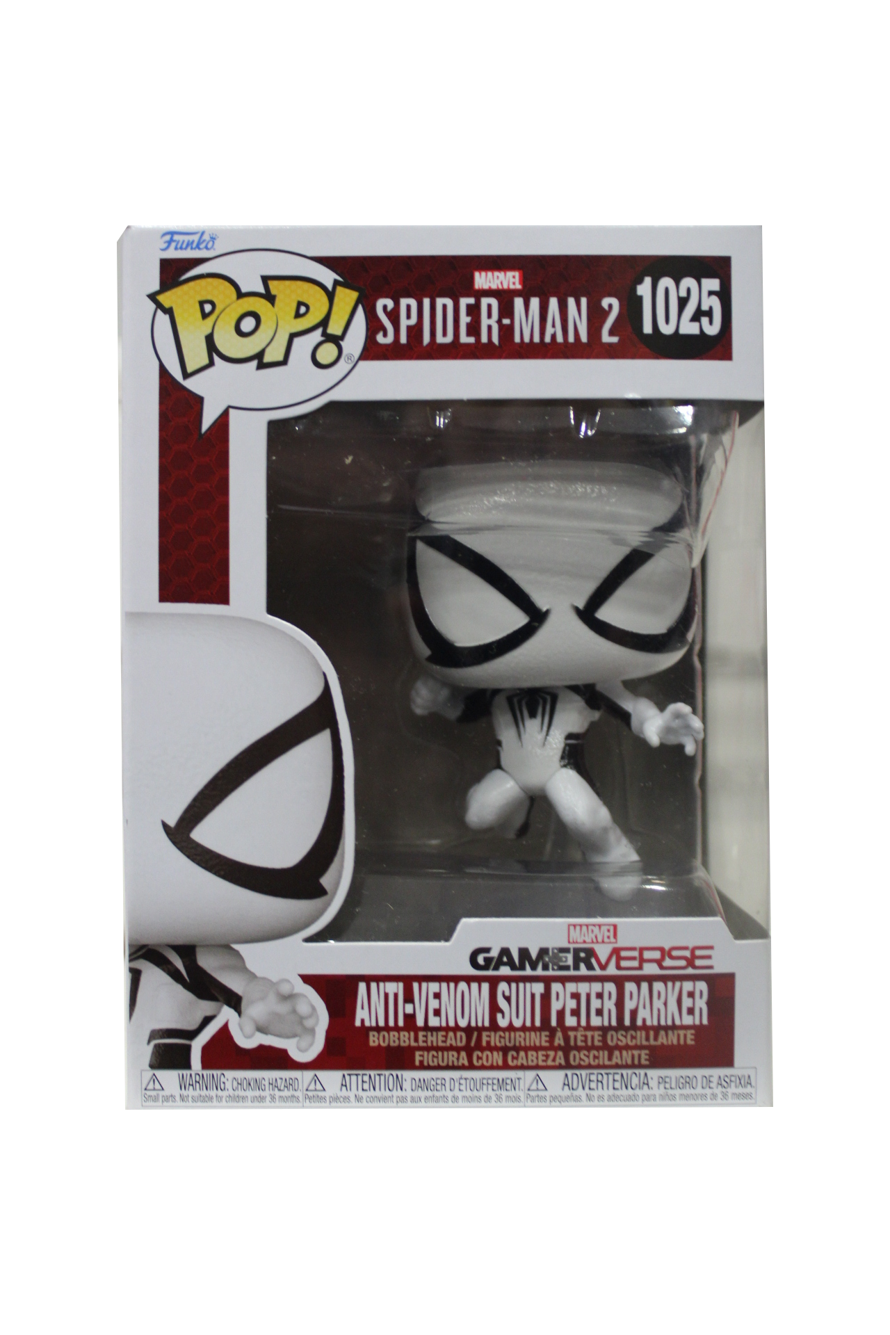 Funko Pop! Spider-Man 2 Anti-Venom Suit Peter Parker