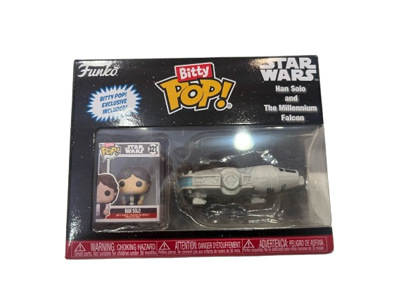 Funko Bitty Pop! Star Wars Han Solo and Millennium Falcon