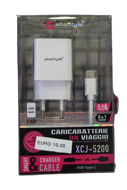 ObaStyle Caricabatterie da Viaggio