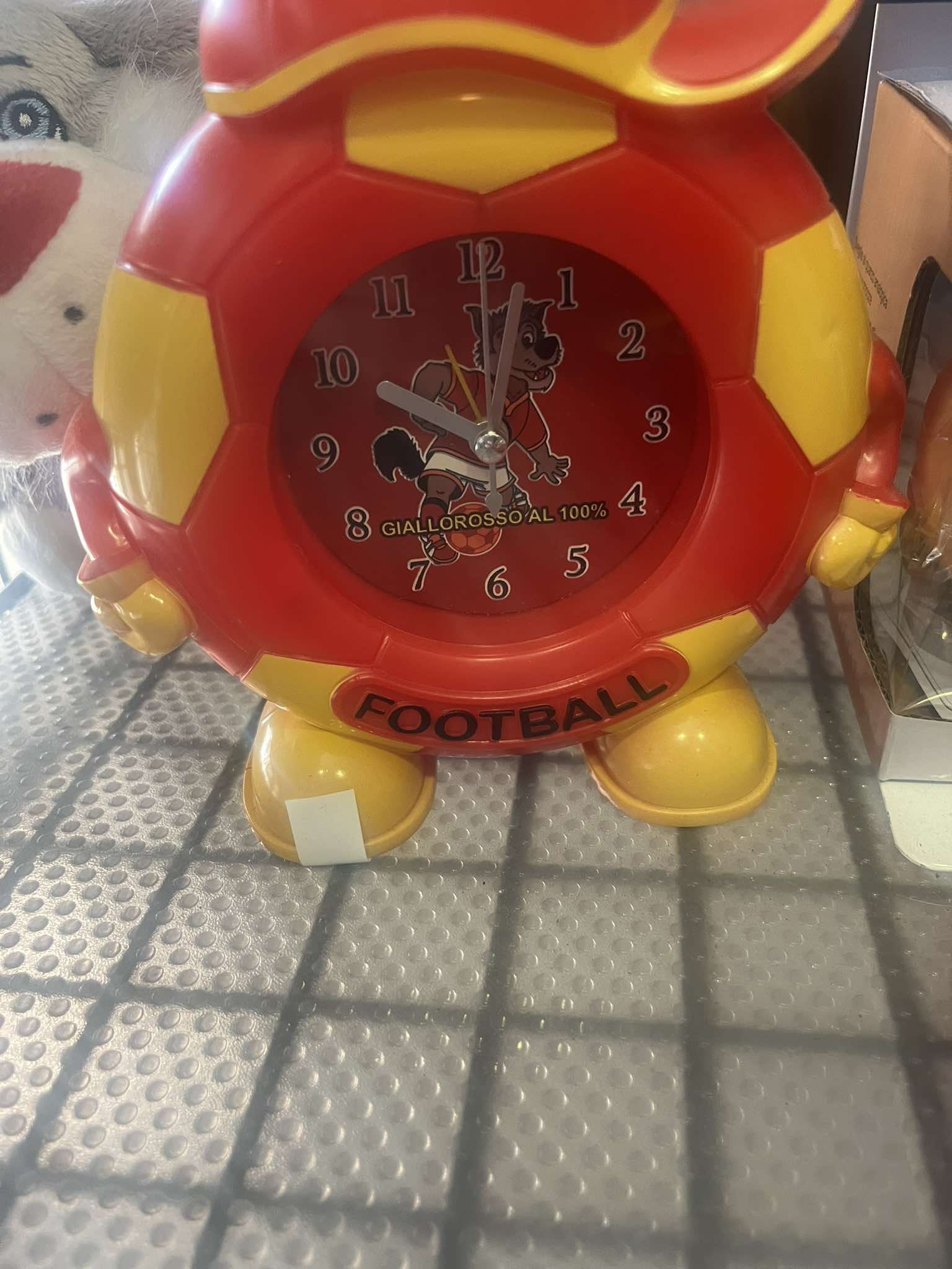 Soccer-themed alarm clock