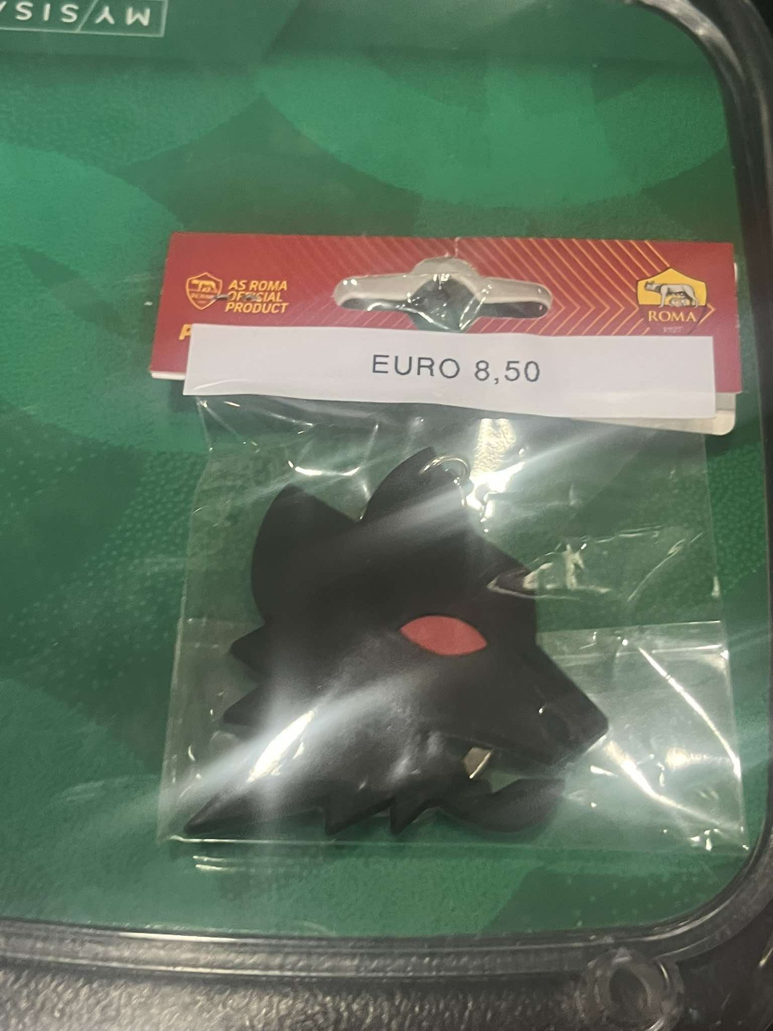 AS Roma Wolf Keychain