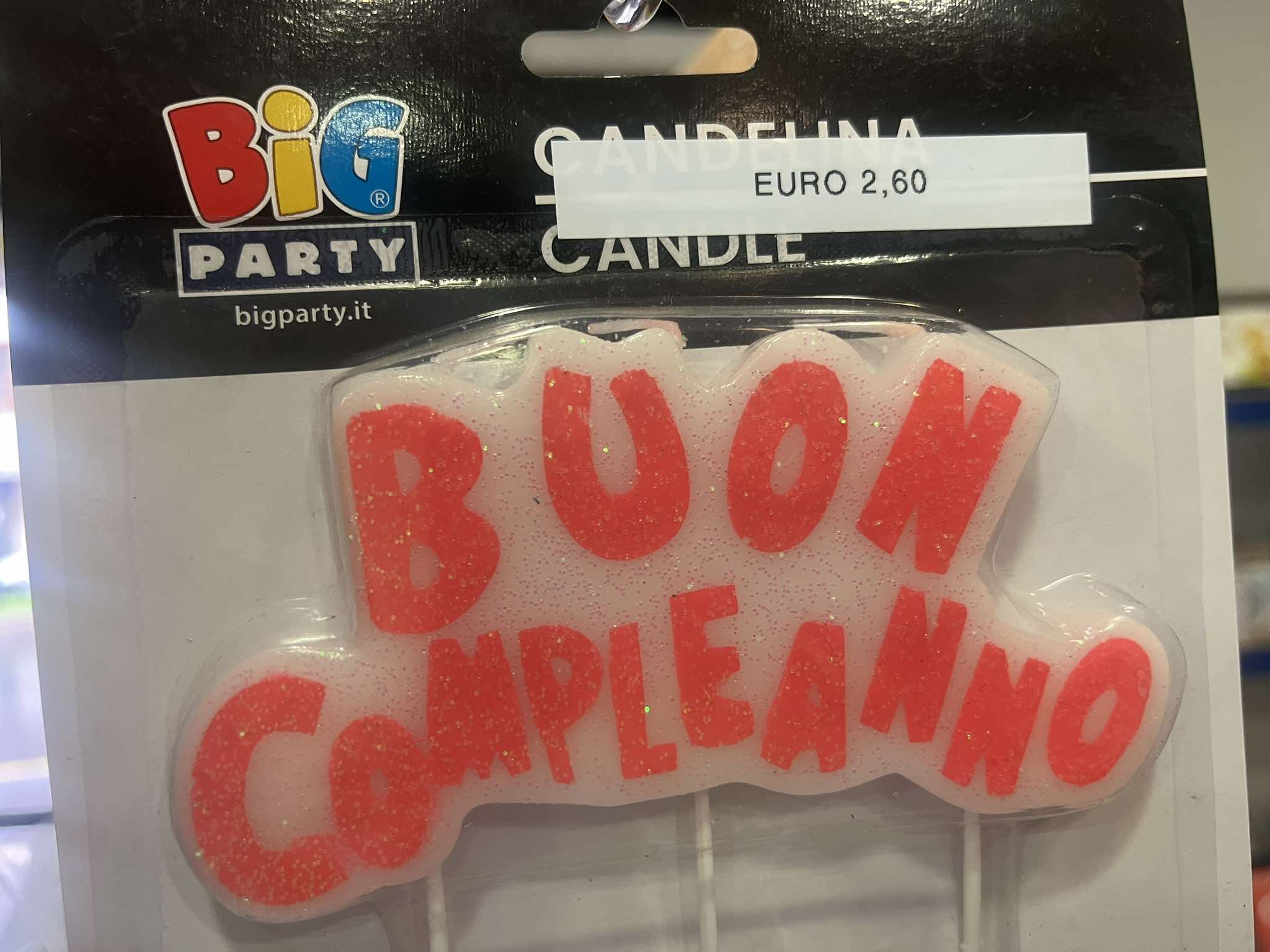 Buon Compleanno Candle