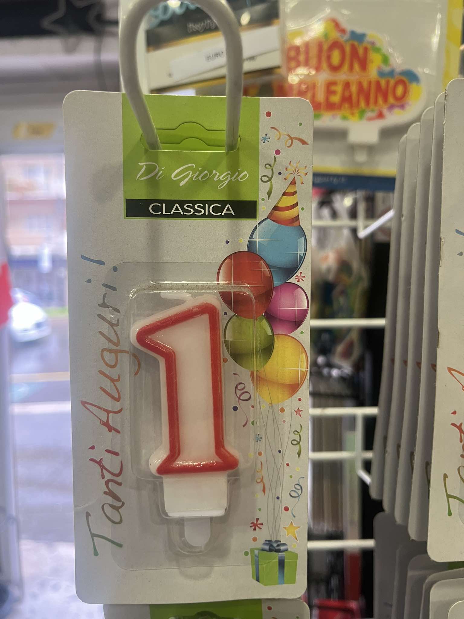 Birthday Candle Number 1