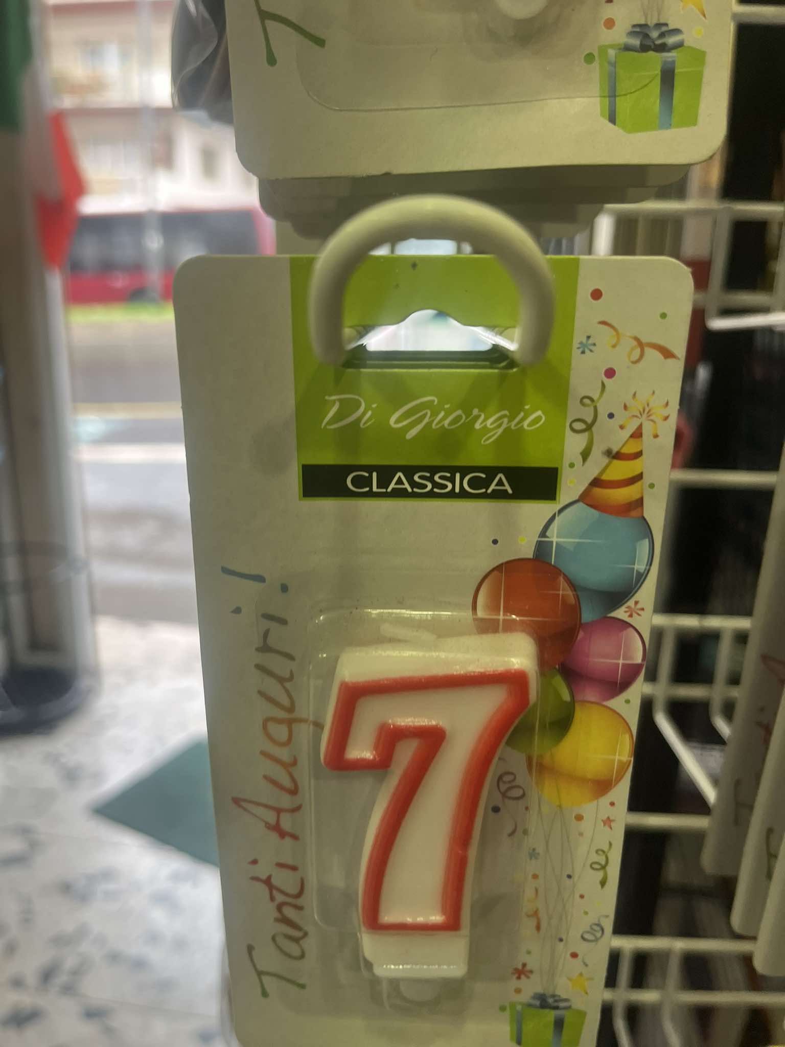 Birthday Candle Number 7