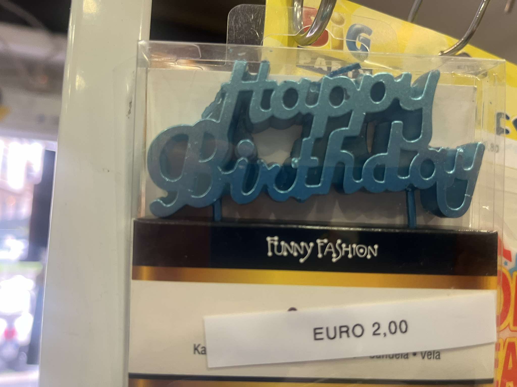 Happy Birthday Cake Topper