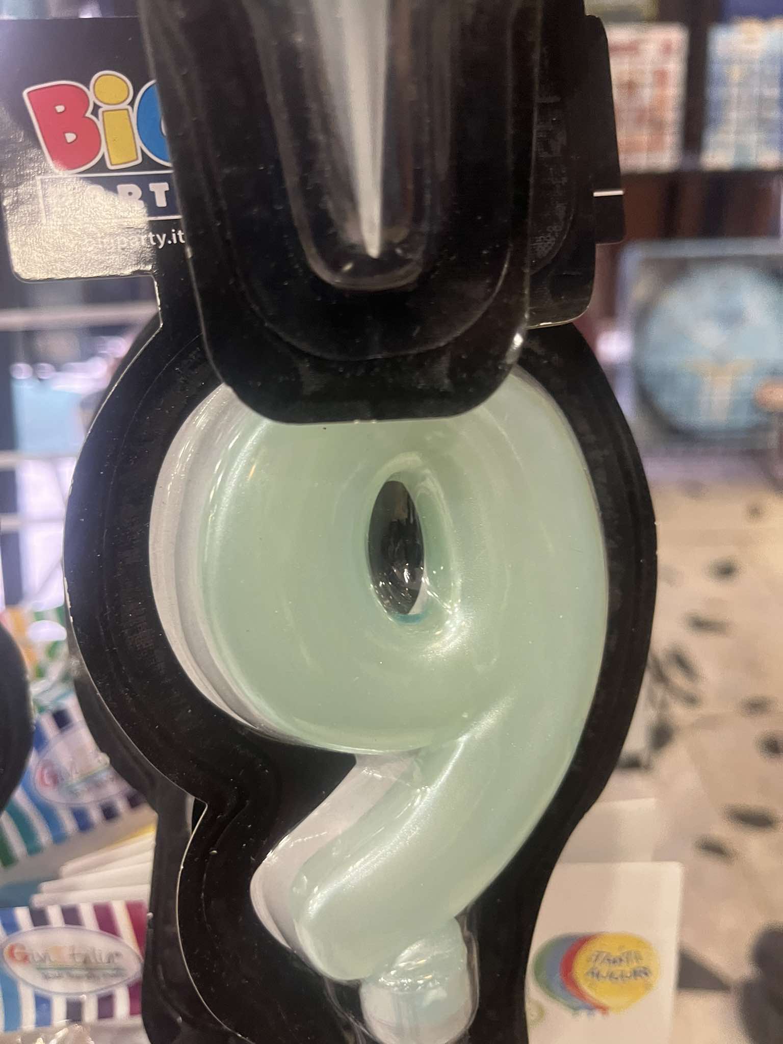 Shaped Candle - Number 9