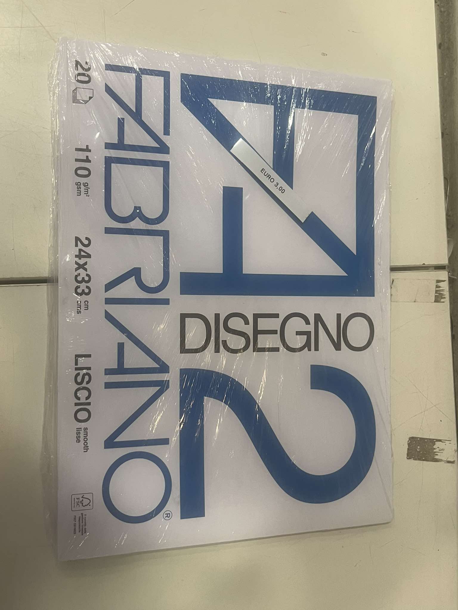 Fabriano Disegno A2 Paper Pad