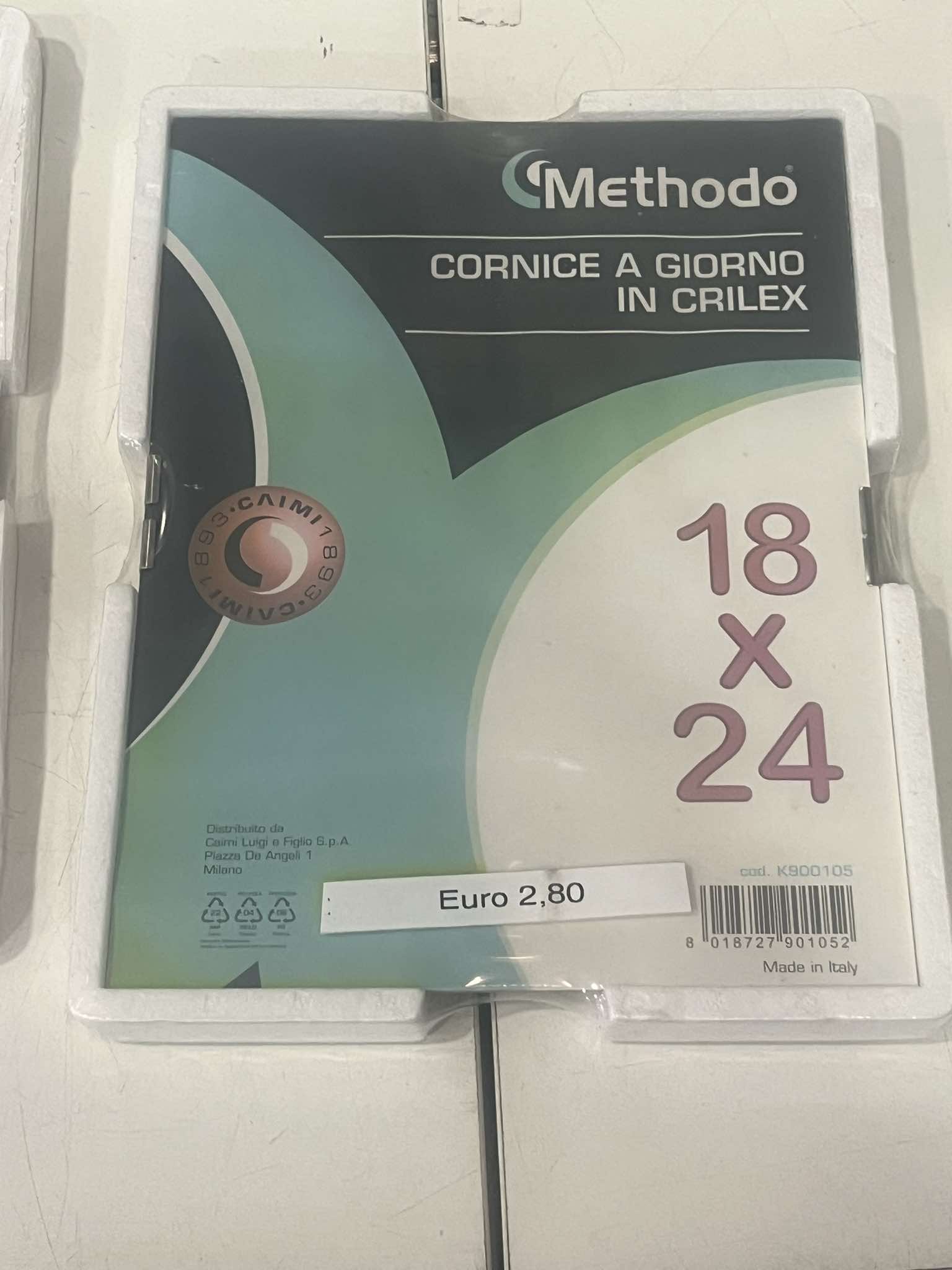 Metodo Cornice a Giorno in Crilex