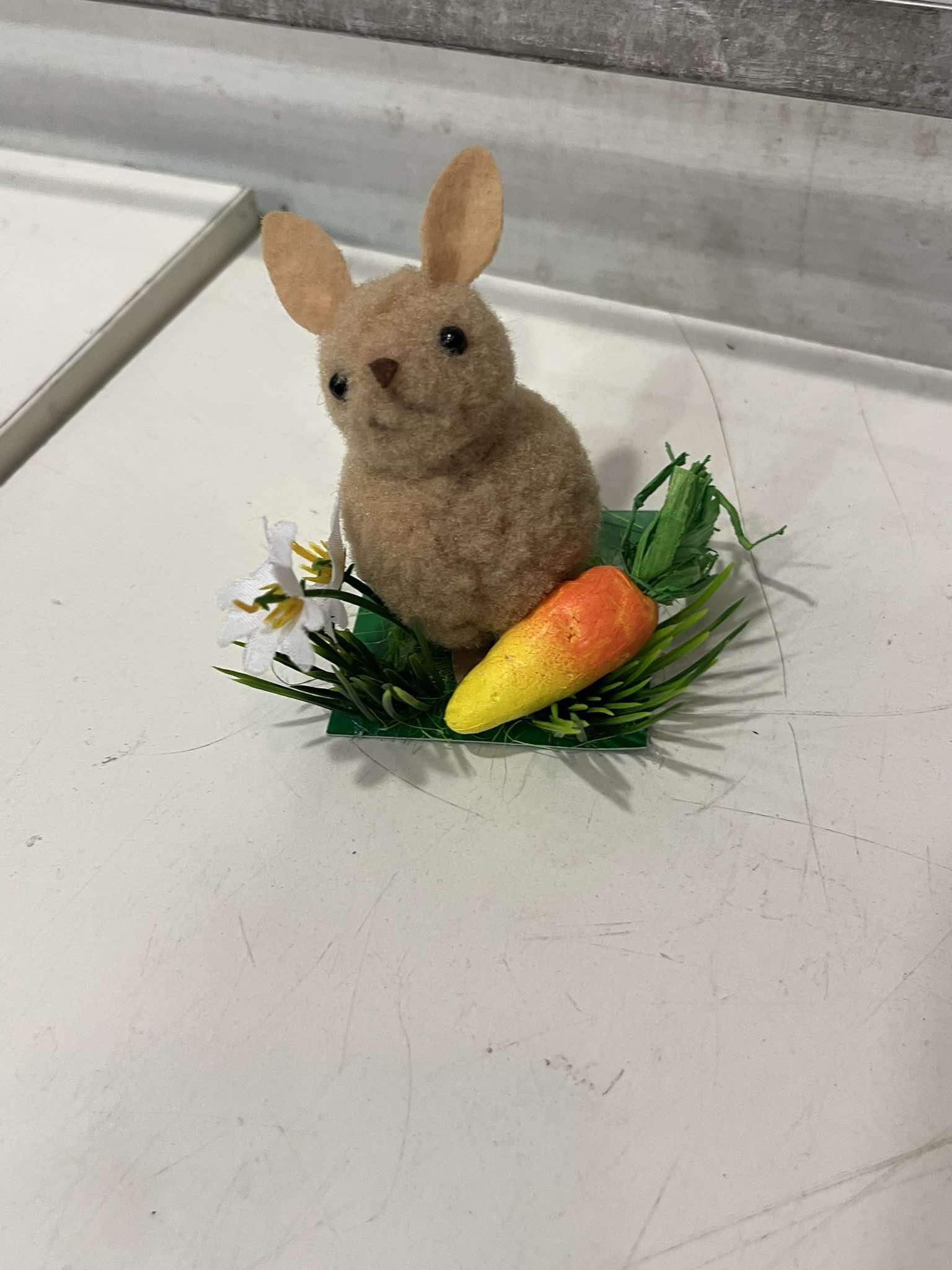 Plush Bunny Figurine