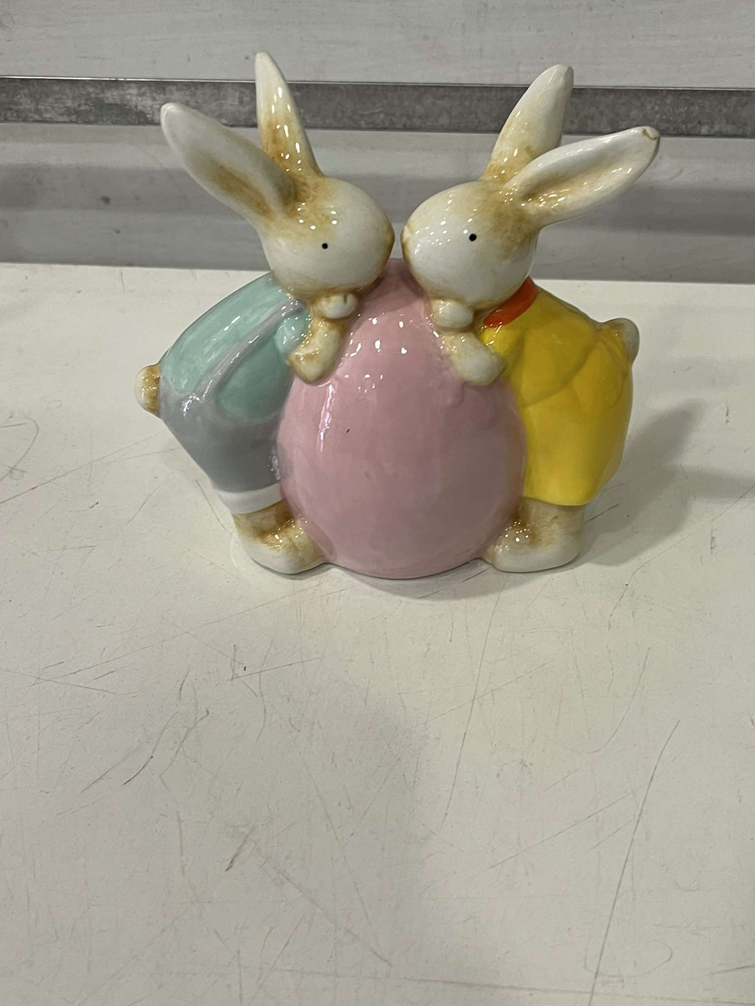 Ceramic Bunny Figurine