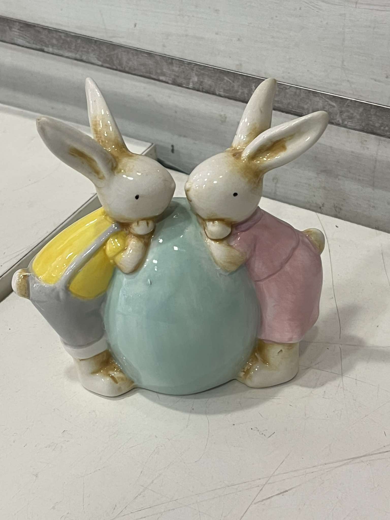 Ceramic Bunny Figurines