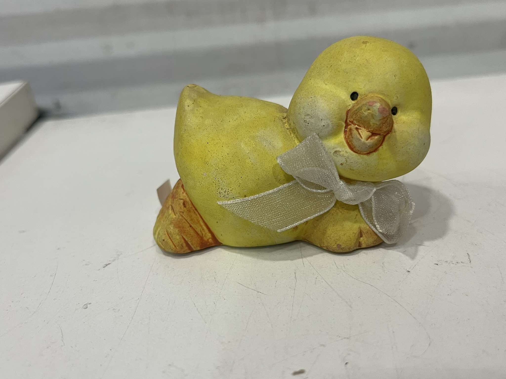 Ceramic Chick Figurine
