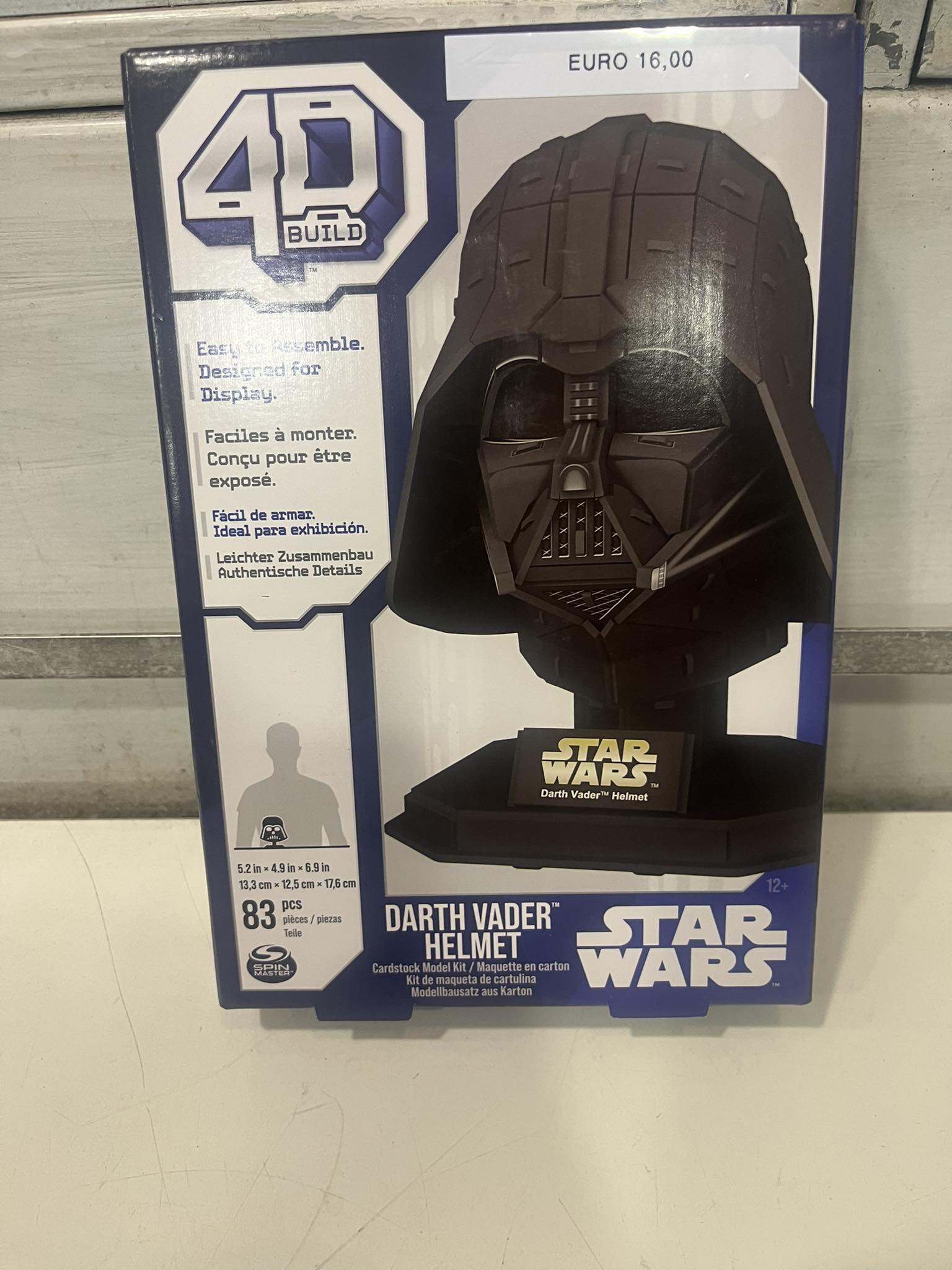 4D Build Darth Vader Helmet