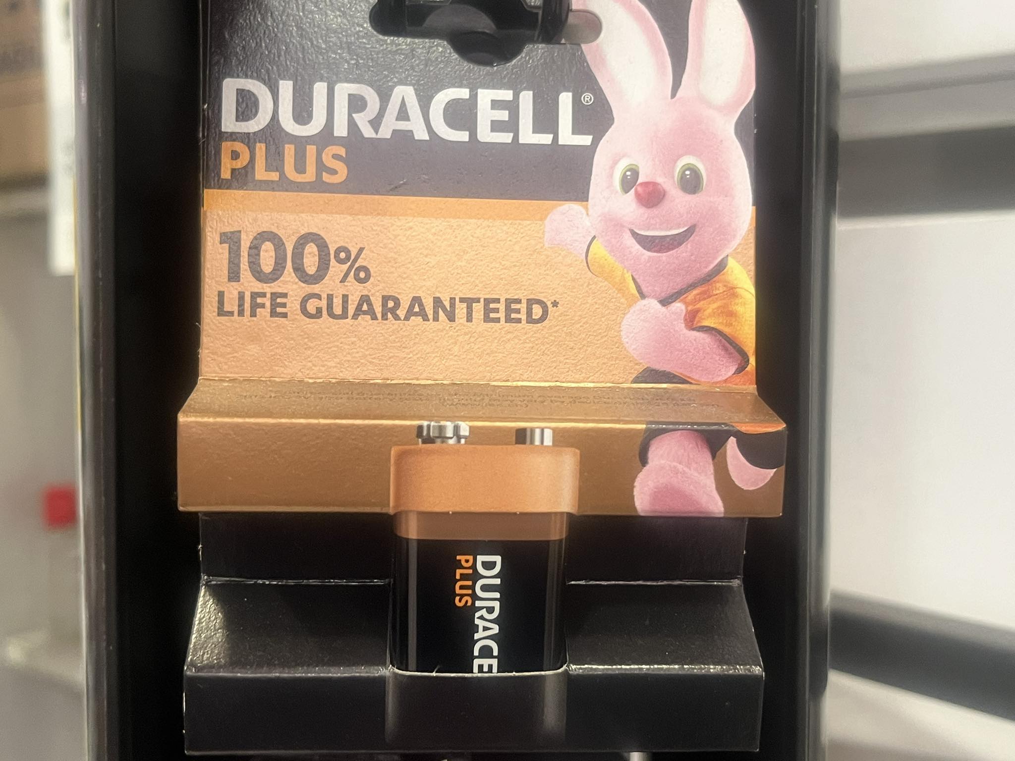 Duracell Plus Battery 9v