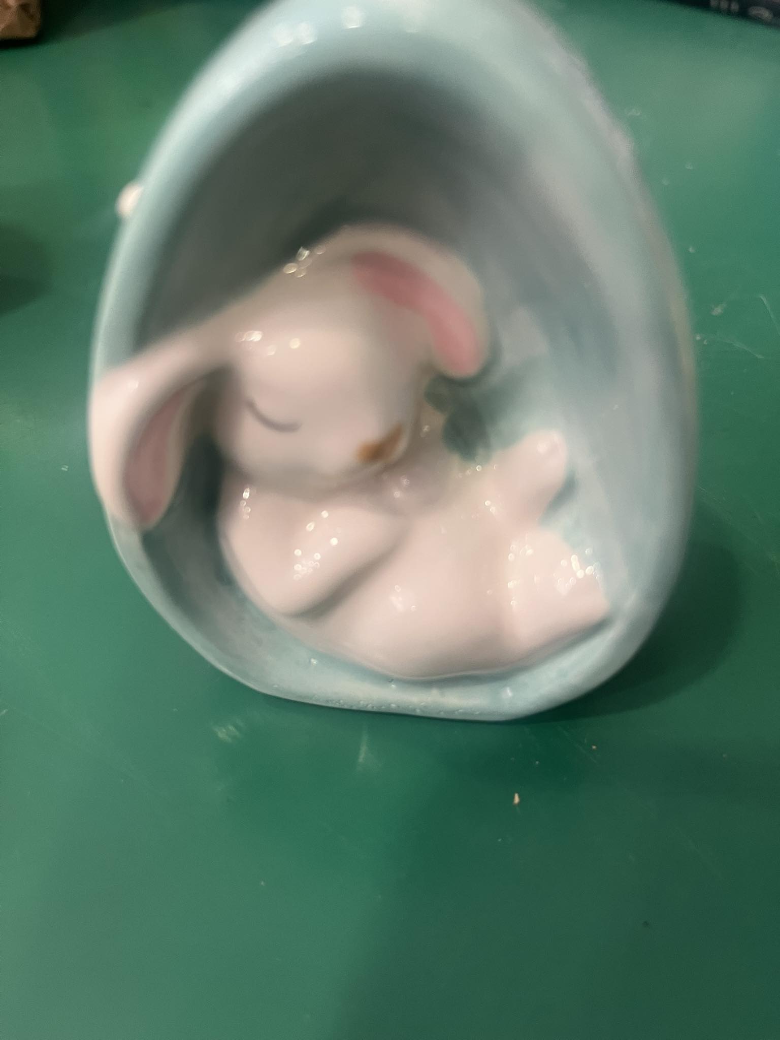 Ceramic Bunny Figurine