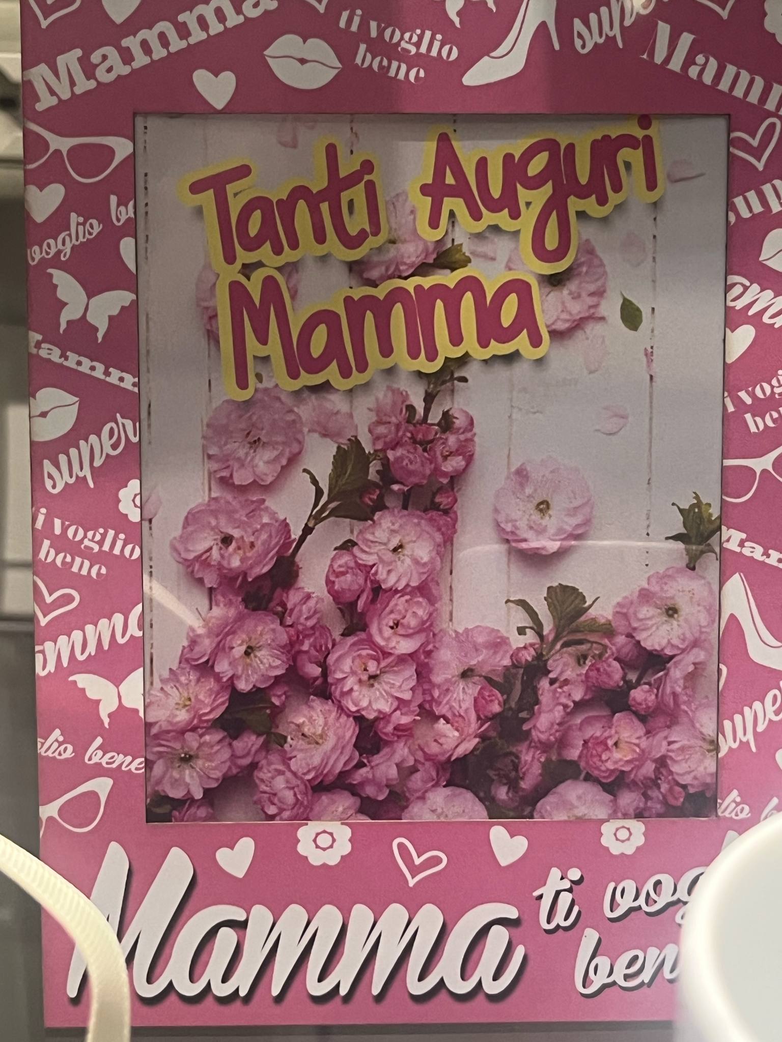 Cornce x foto auguri mamma 16x20