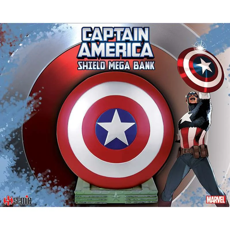 Captain America Shield Mega Bank