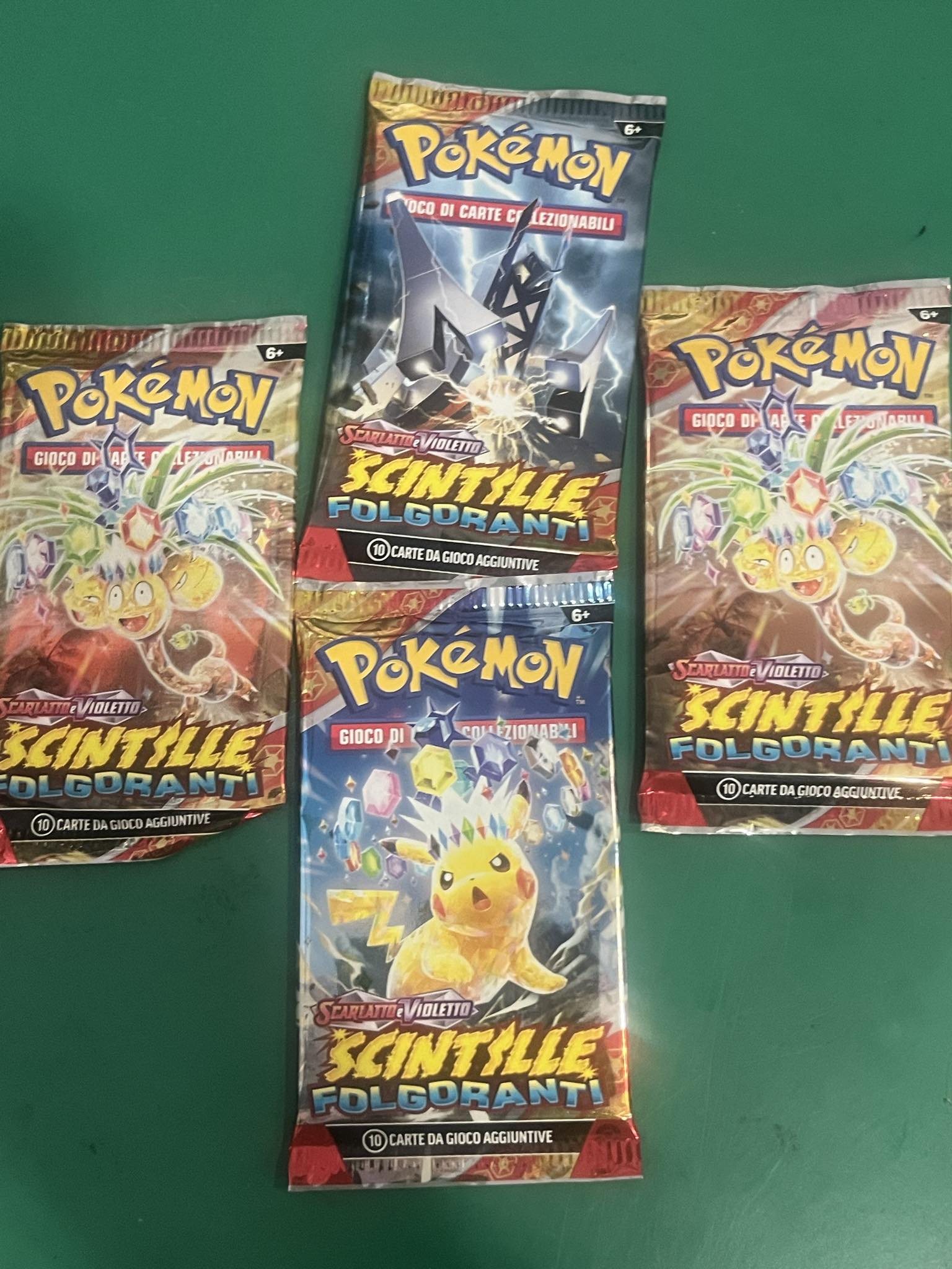 Pokémon Scintille Fologranti Booster Packs