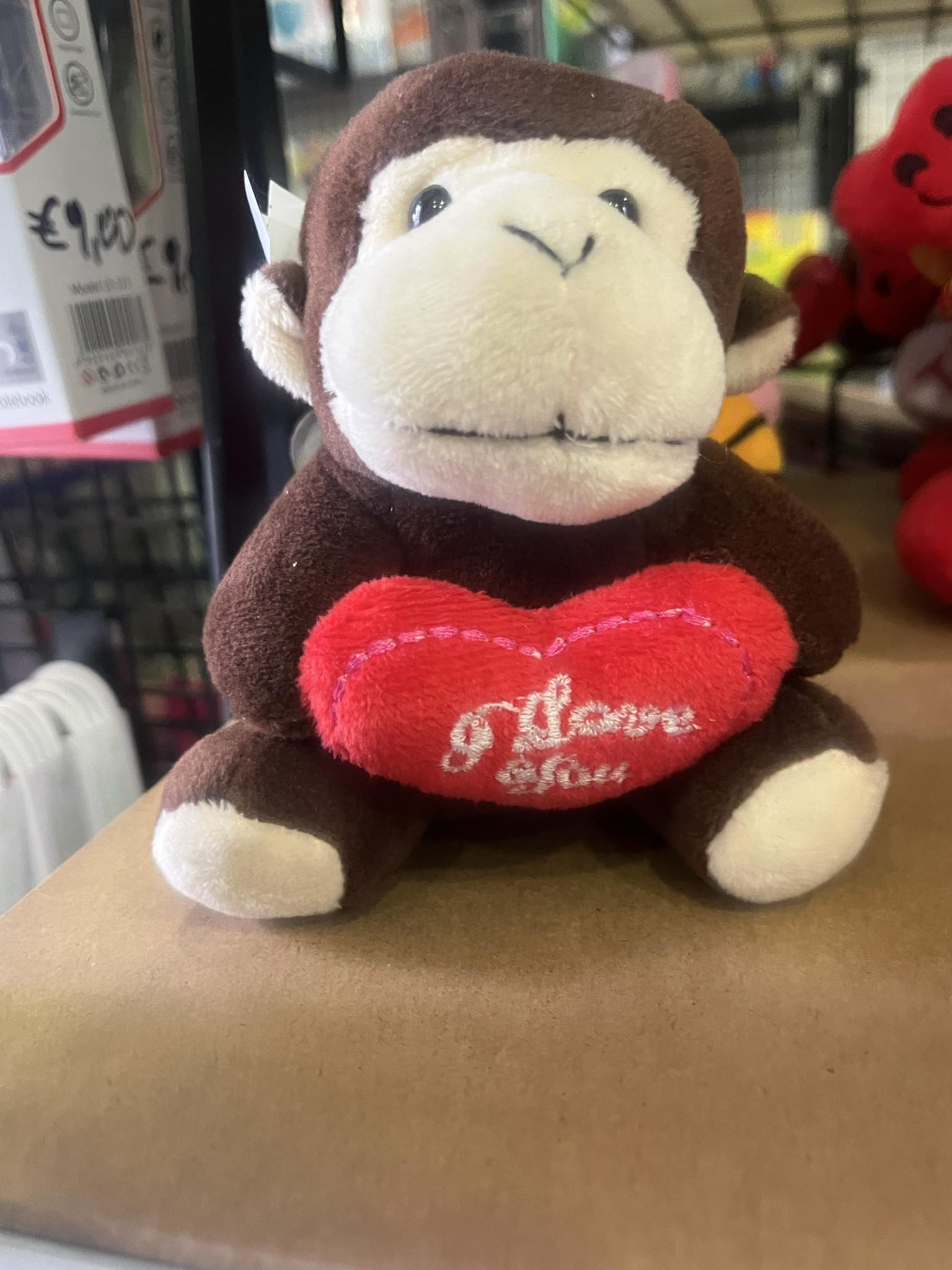 Scimmietta Peluche con Cuore
