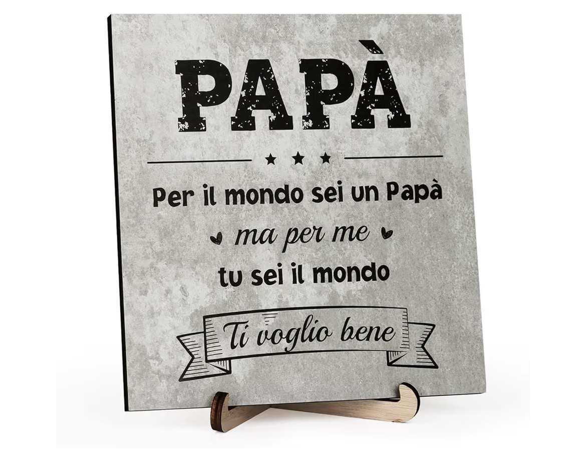 Targa decorativa Papà