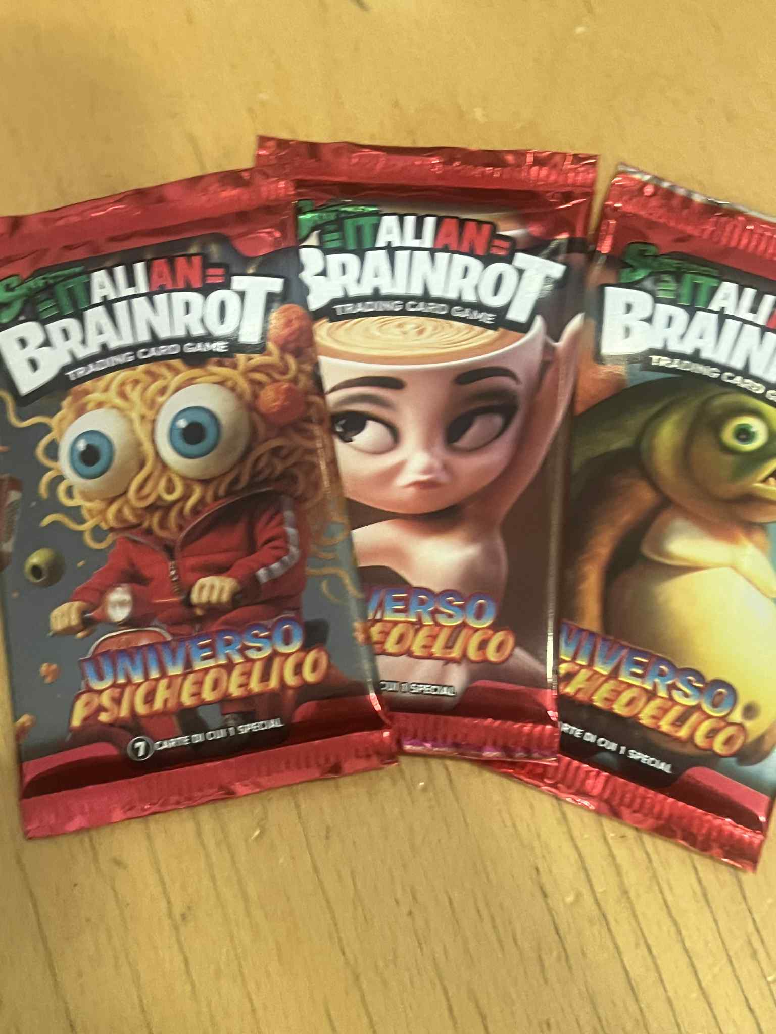 Italian Brainrot Trading Card Game – Universo Pschedelico Packs