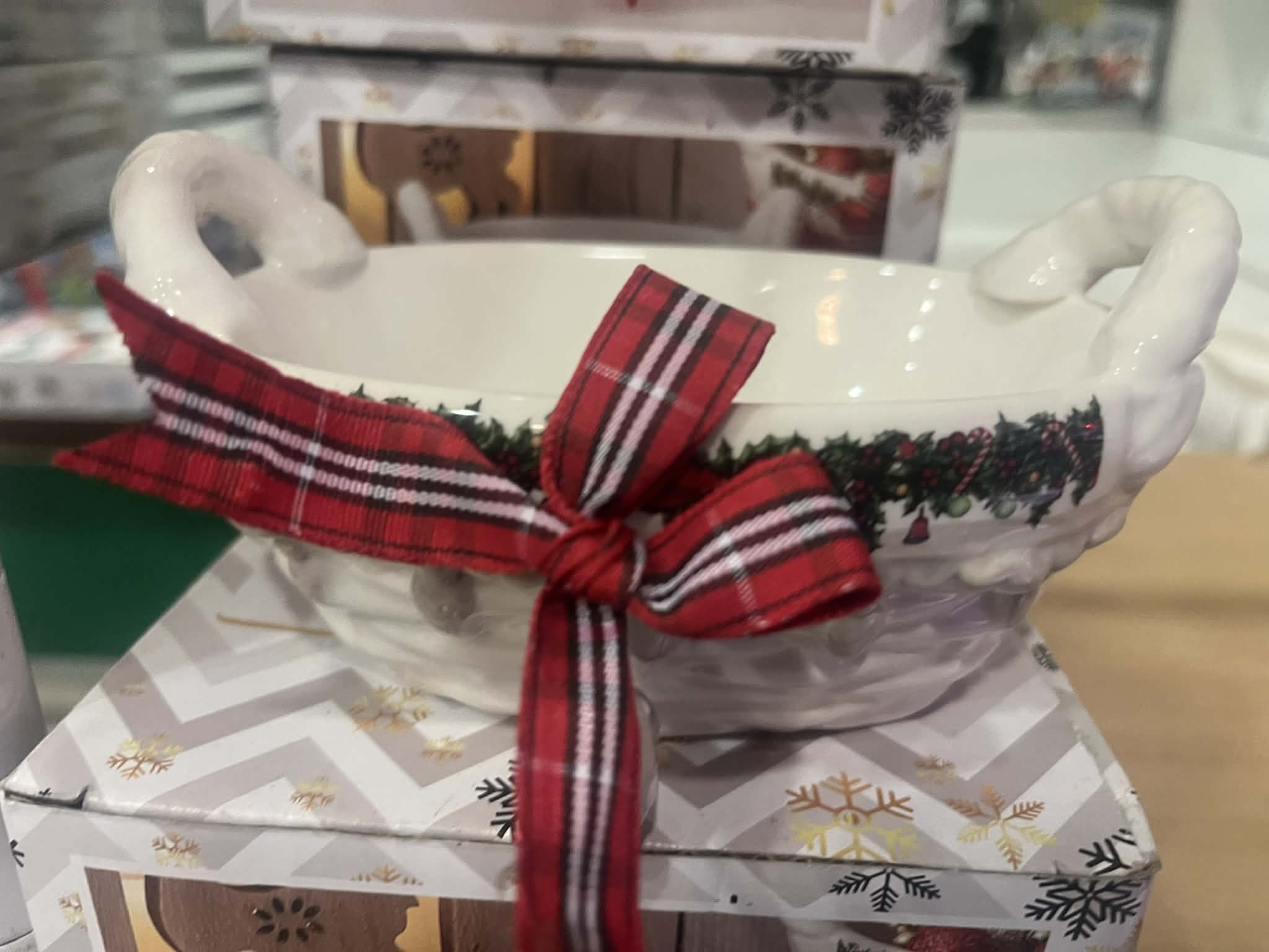 Ceramic Holiday Bowl