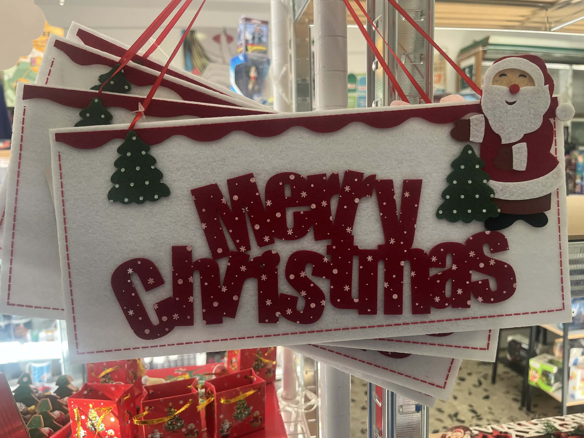 Merry Christmas Hanging Sign