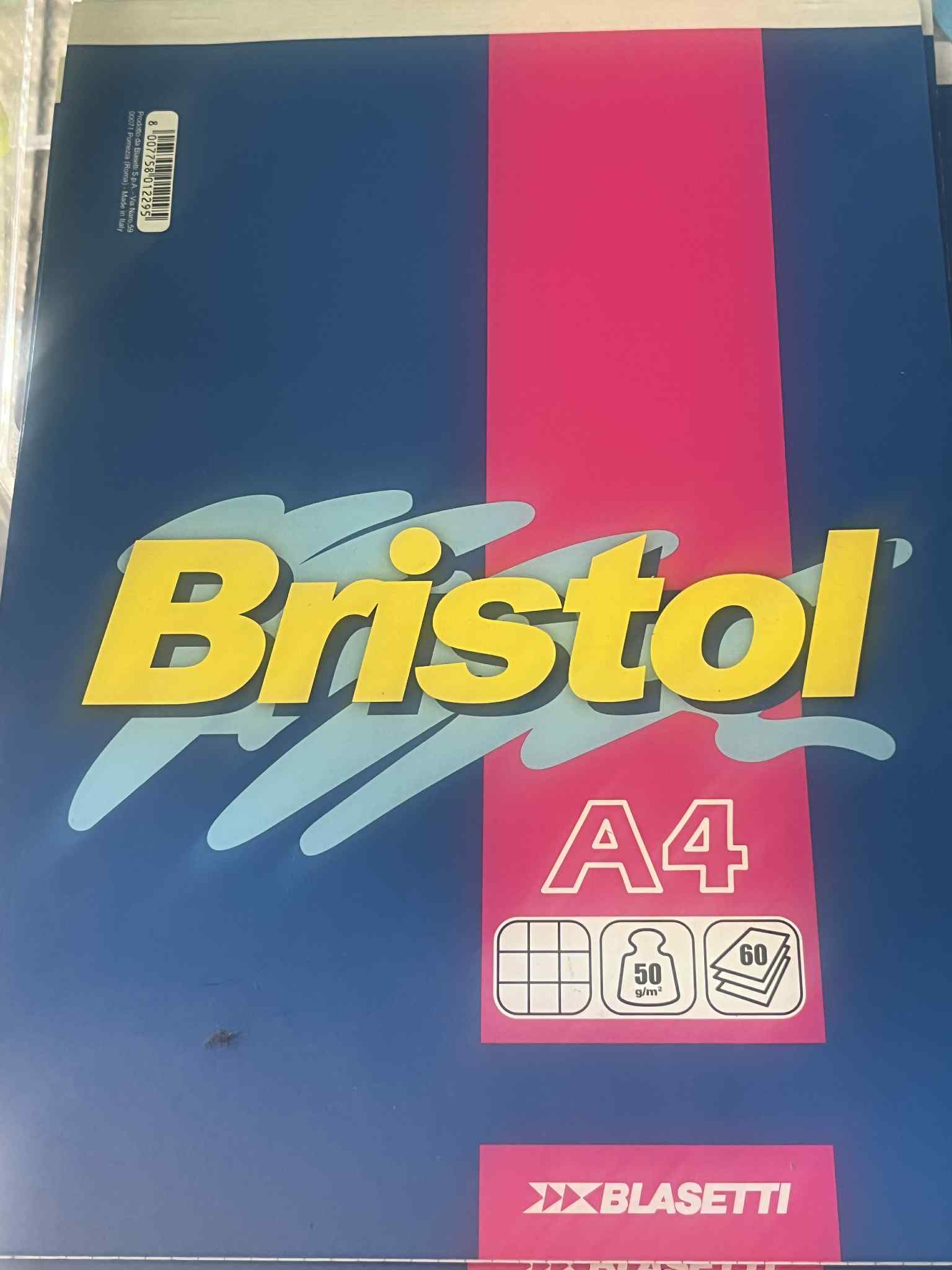 Bristol Blasetti A4 Card Sheets