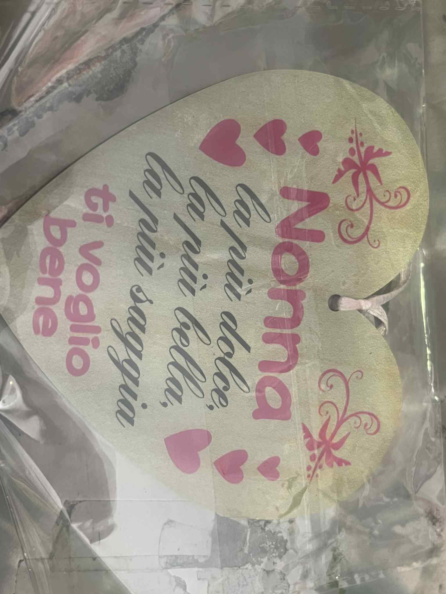 Nonna heart-shaped plaque