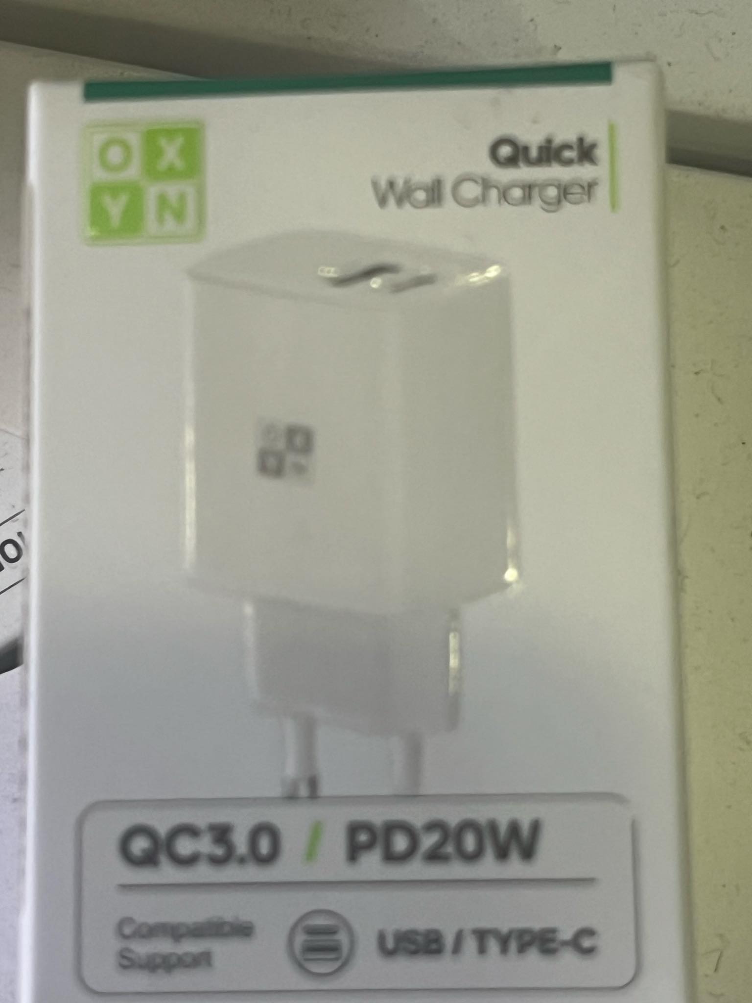 OXYN Quick Wall Charger